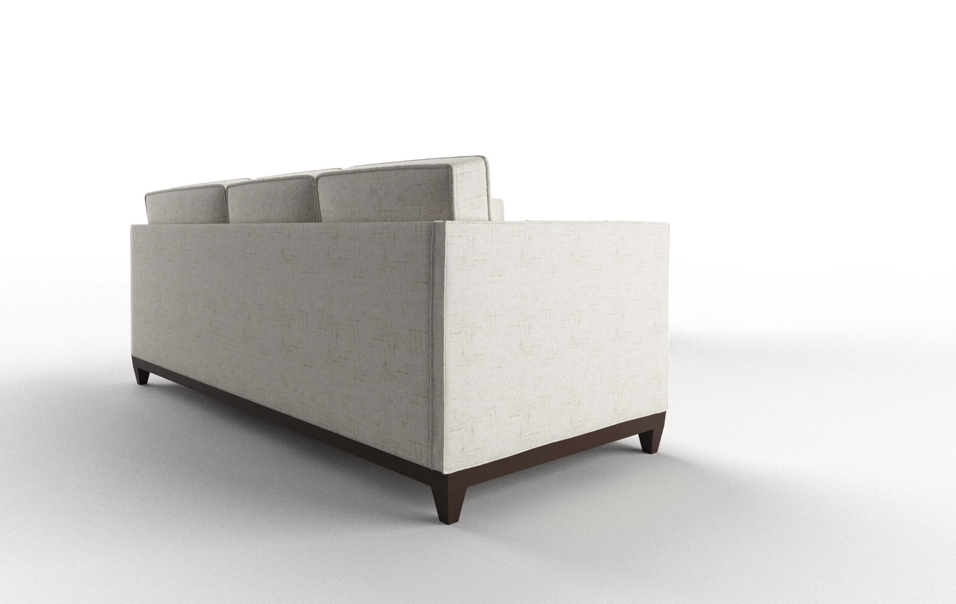 Florence Oceanside Natural Sectional espresso legs 3