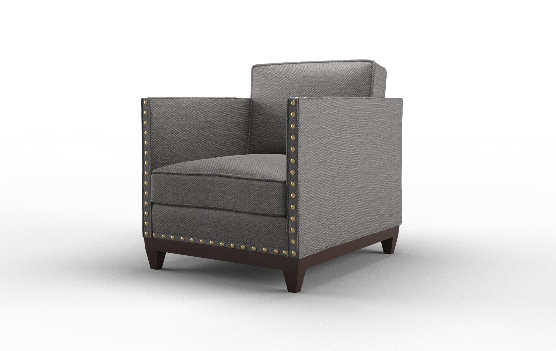 Florence Oscar Charcoal Chair espresso legs 4