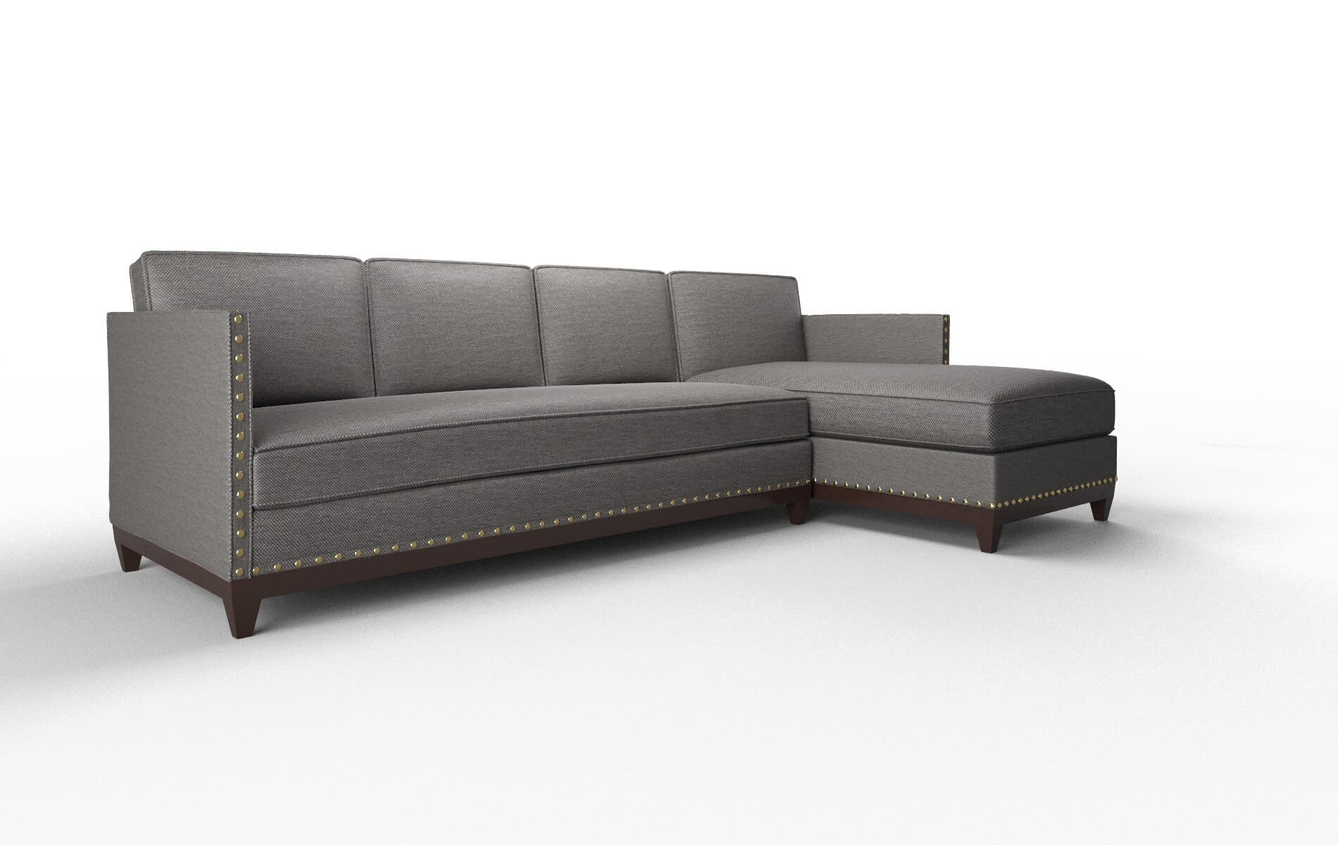 Florence Oscar Charcoal Panel espresso legs 2