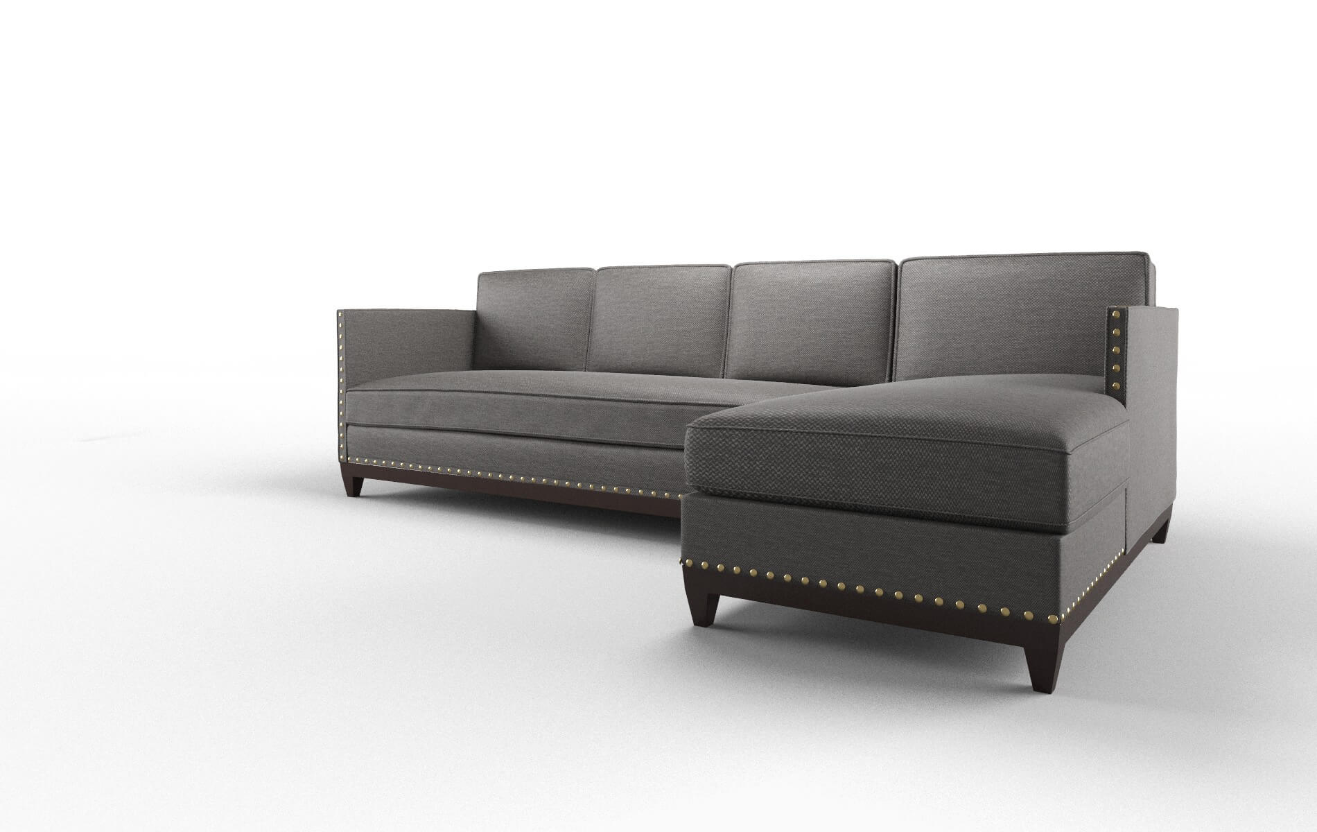 Florence Oscar Charcoal Panel espresso legs 4