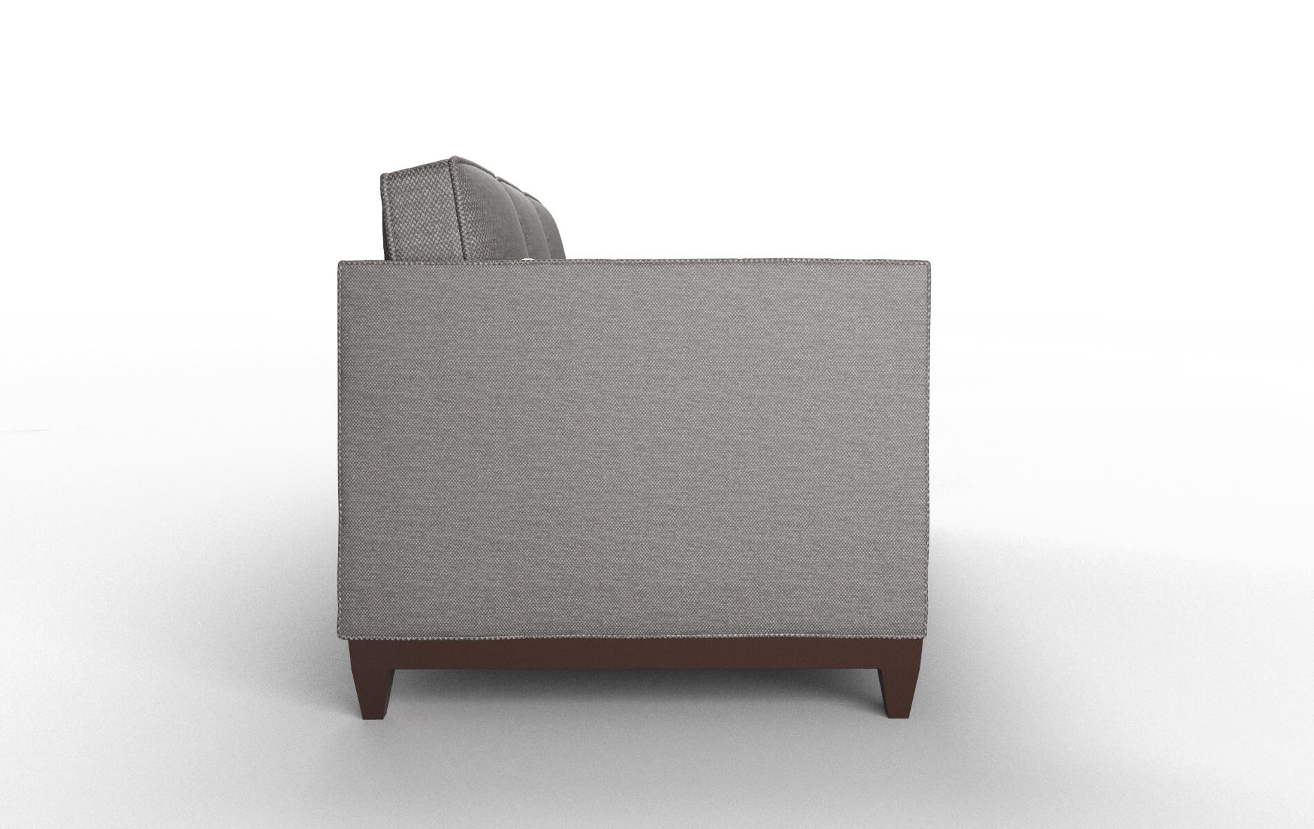 Florence Oscar Charcoal Sofa espresso legs 3