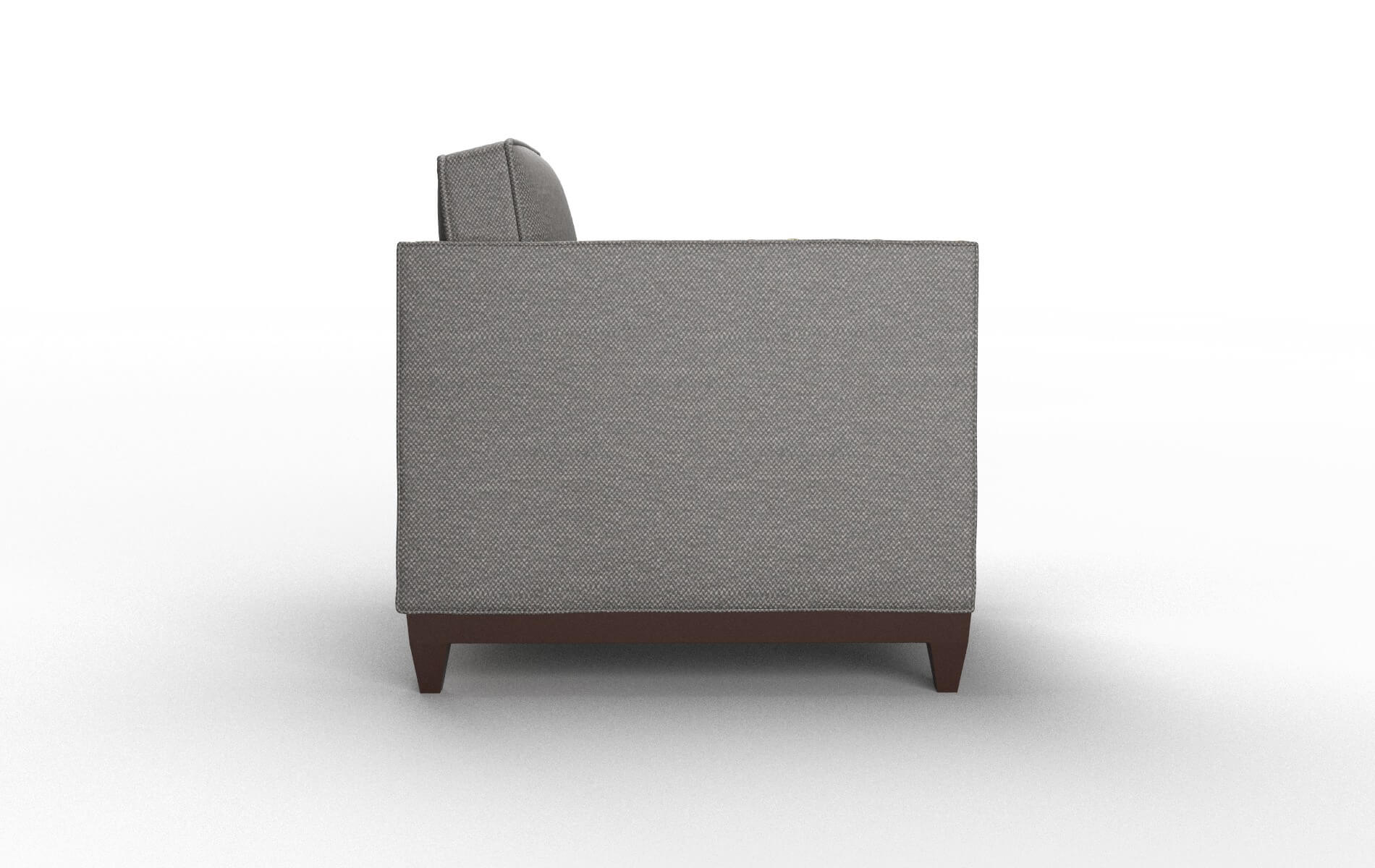 Florence Oscar Grey Chair espresso legs 3