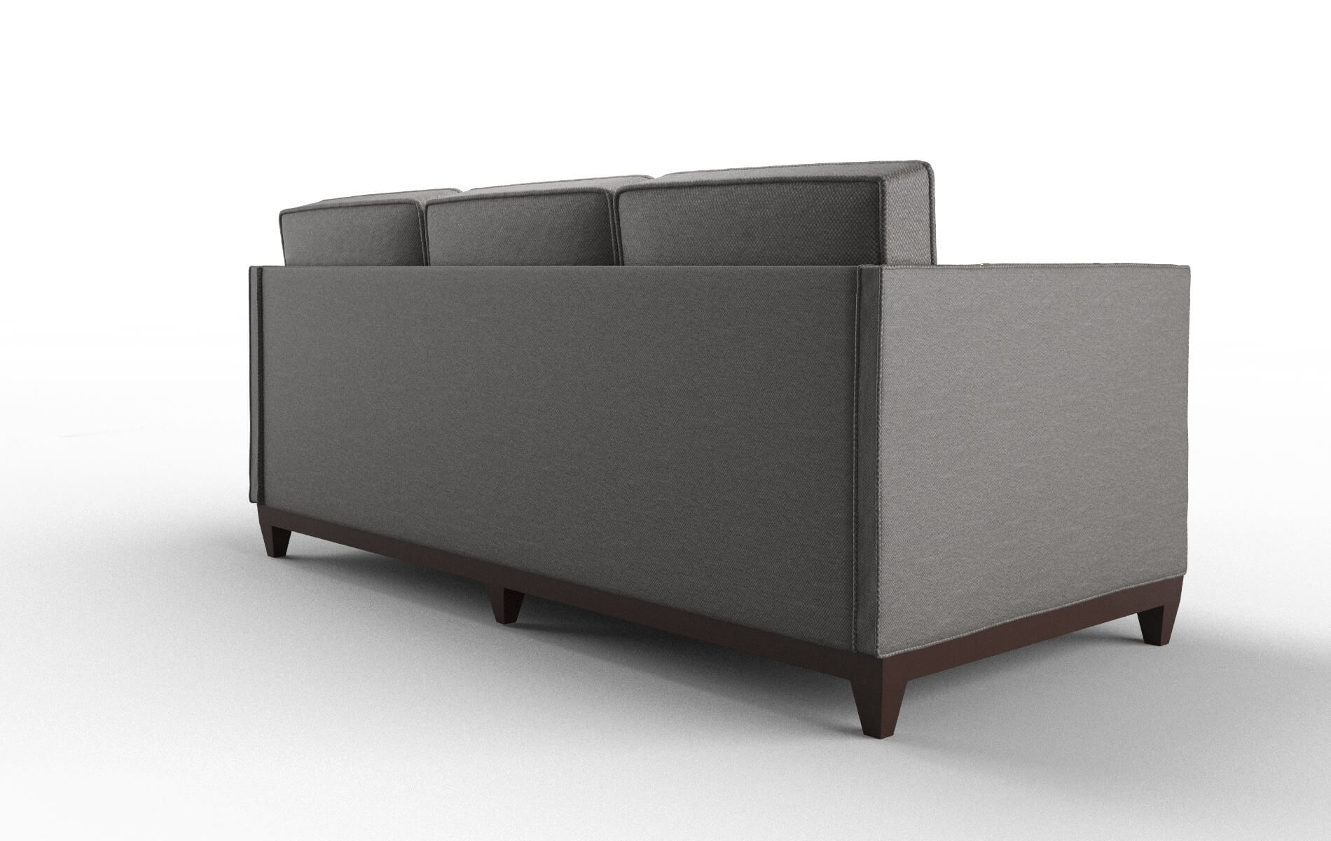 Florence Oscar Grey Sofa espresso legs 5