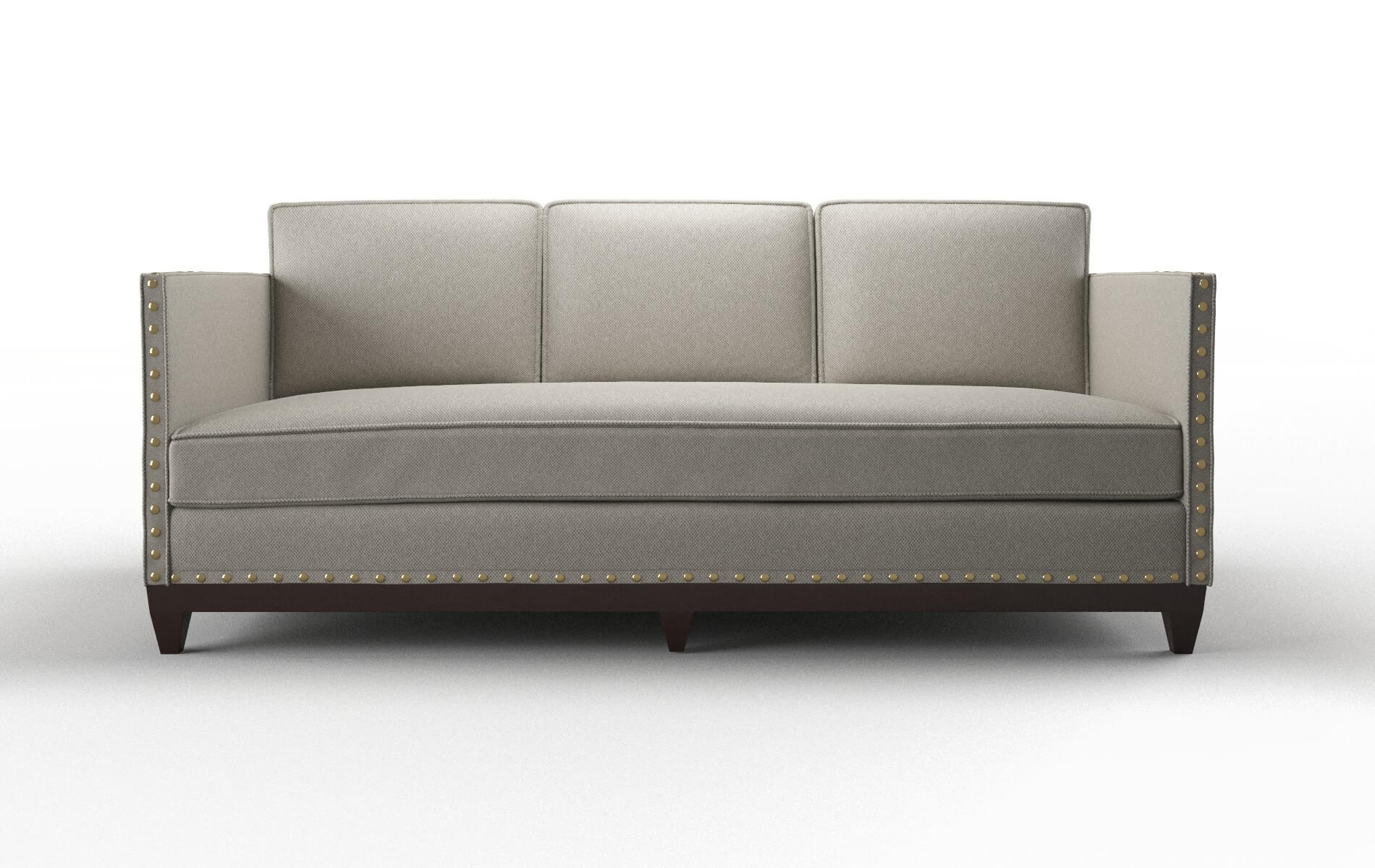 Florence Oscar Silver Sofa espresso legs 1