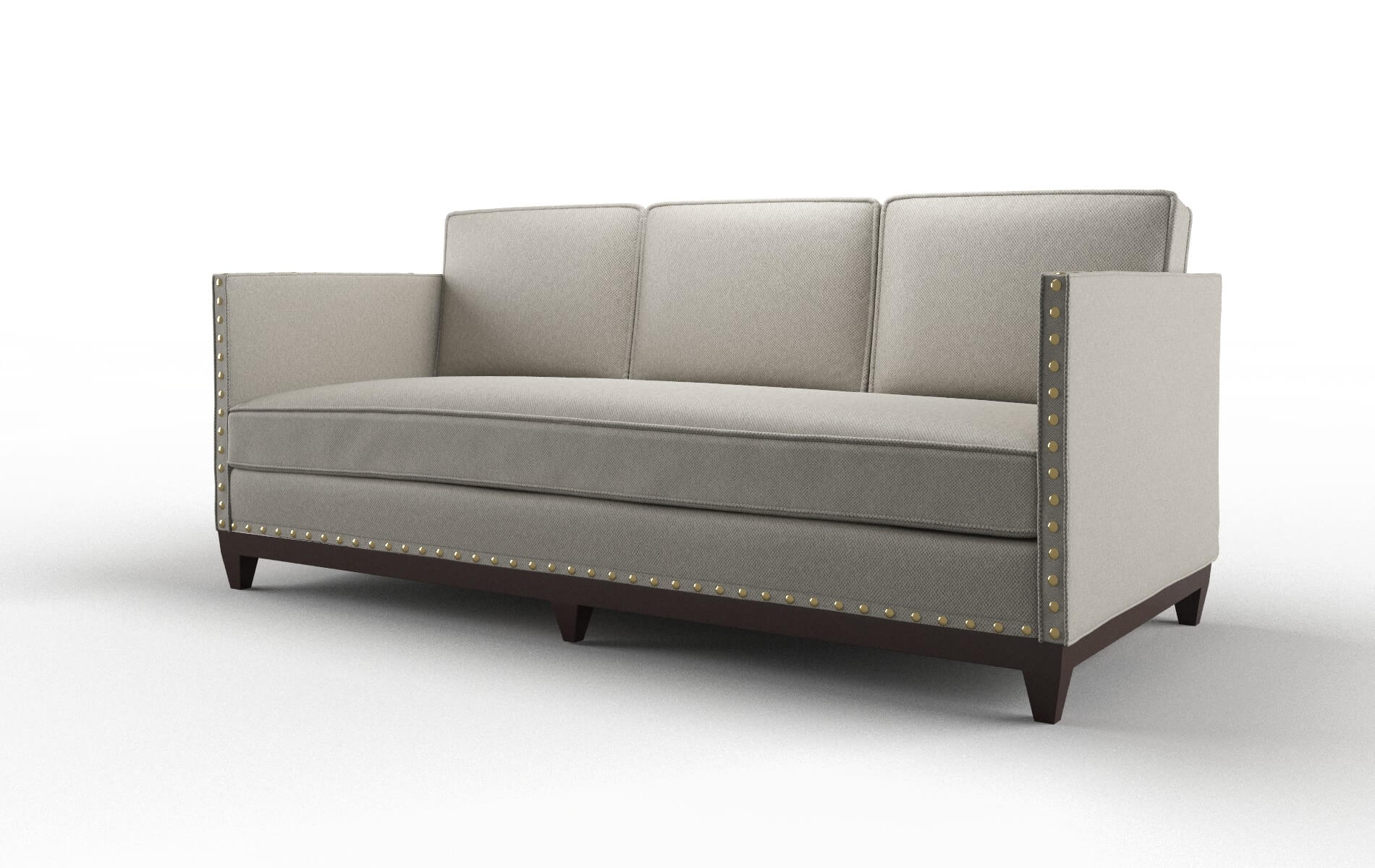 Florence Oscar Silver Sofa espresso legs 4