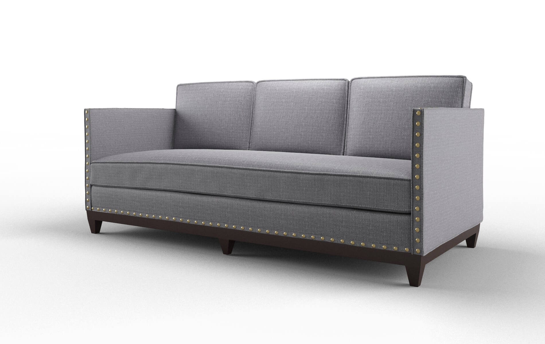 Florence Parker Ash Sofa espresso legs 4