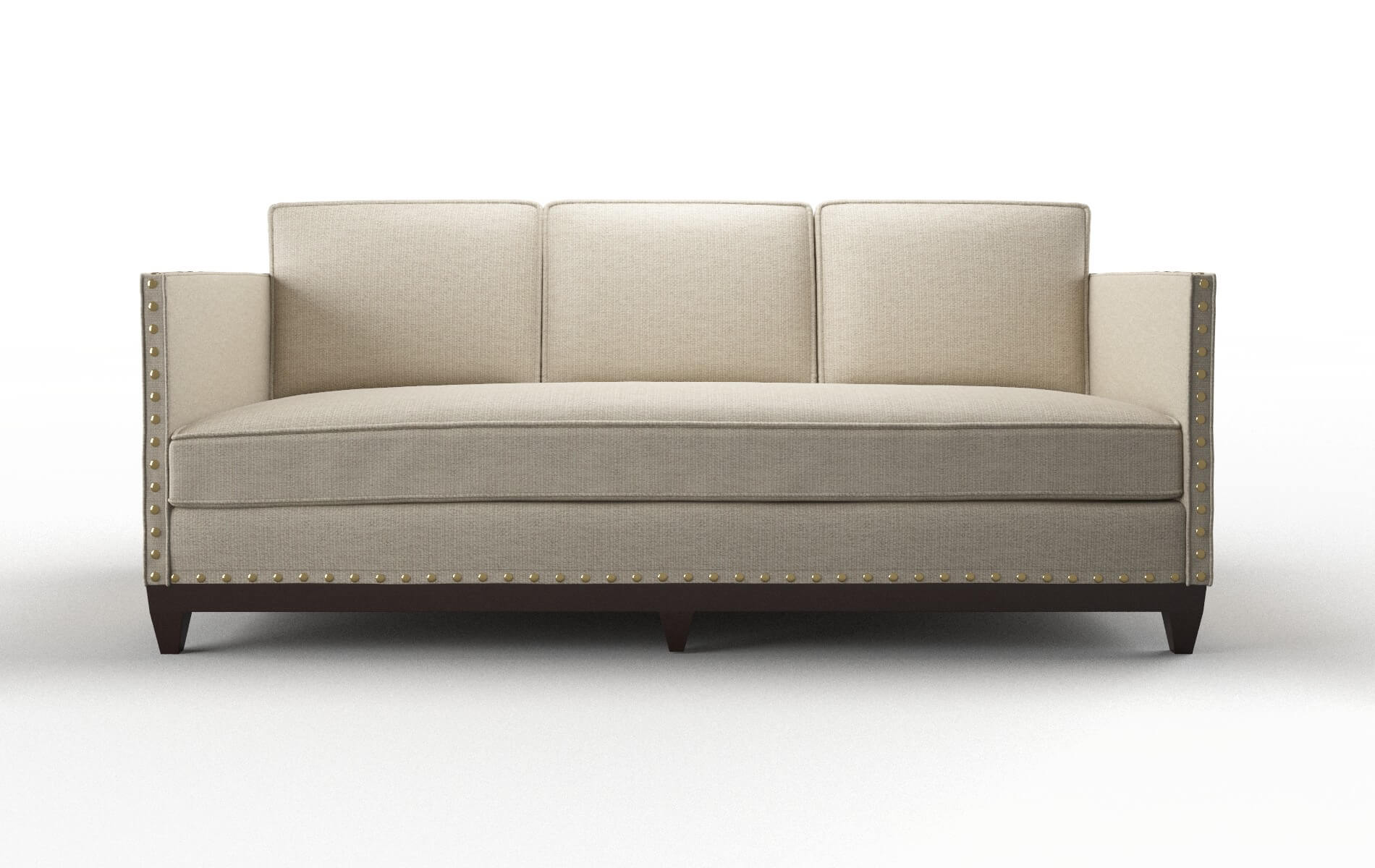 Florence Parker linen Sofa Espresso Legs  1