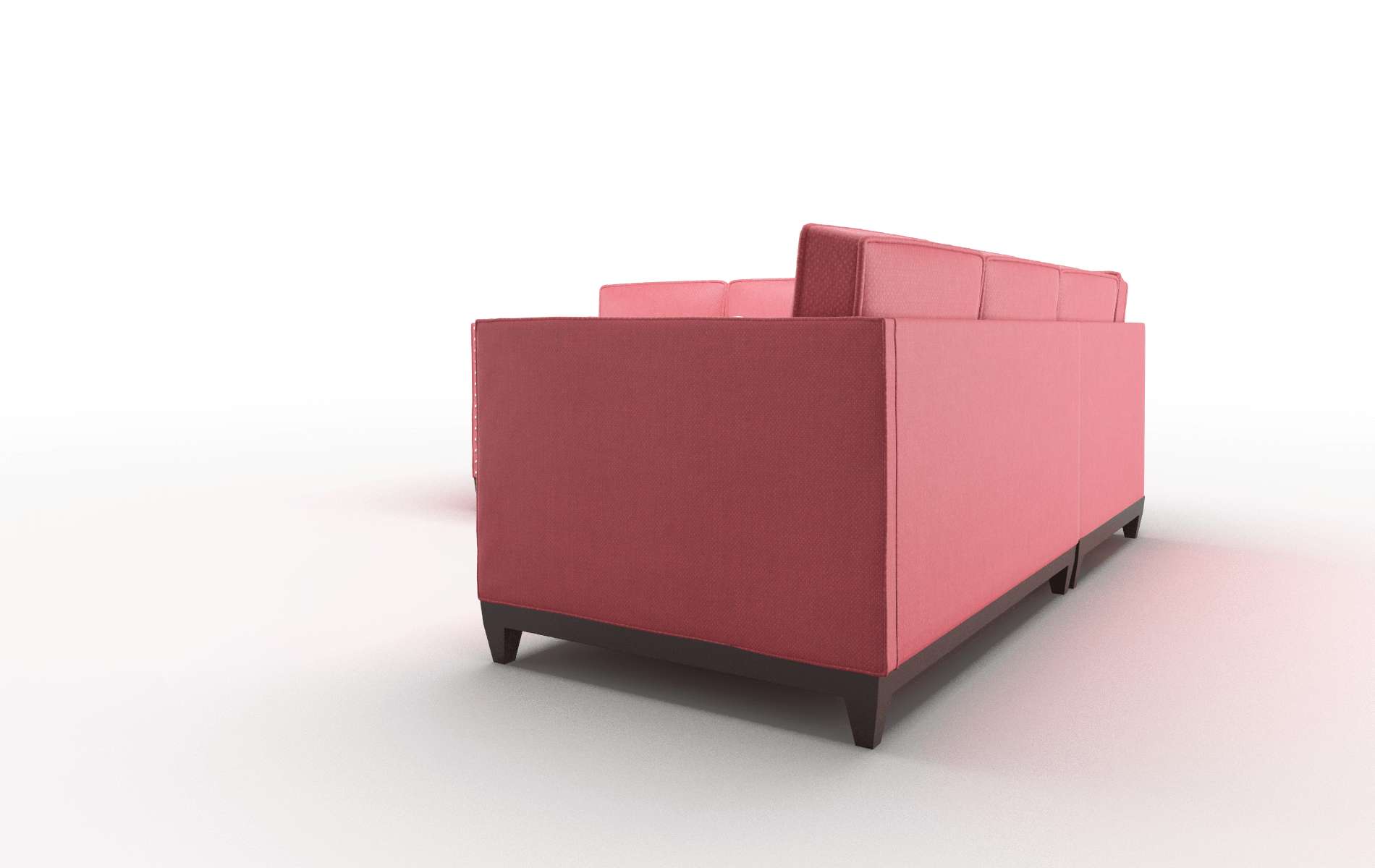 Florence Pauline Ruby Sectional espresso legs 4