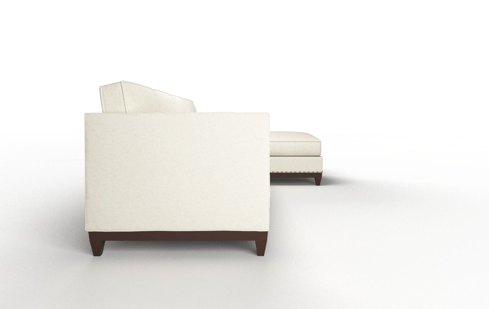 Florence Phoenix Ivory Panel espresso legs 3