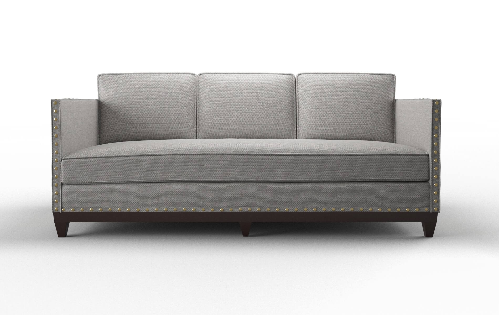 Florence Phoenix Smoke Sofa espresso legs 1