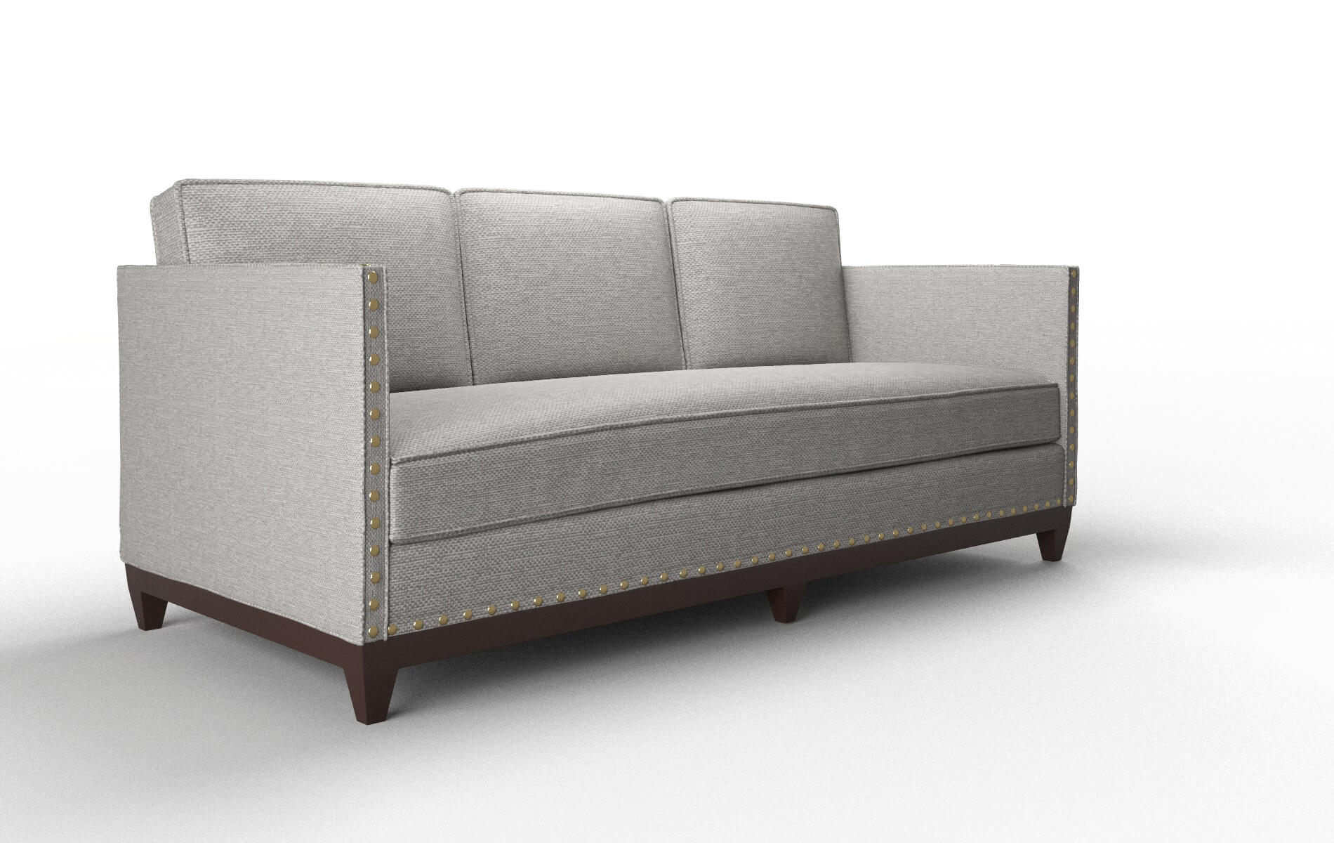Florence Phoenix Smoke Sofa espresso legs 2