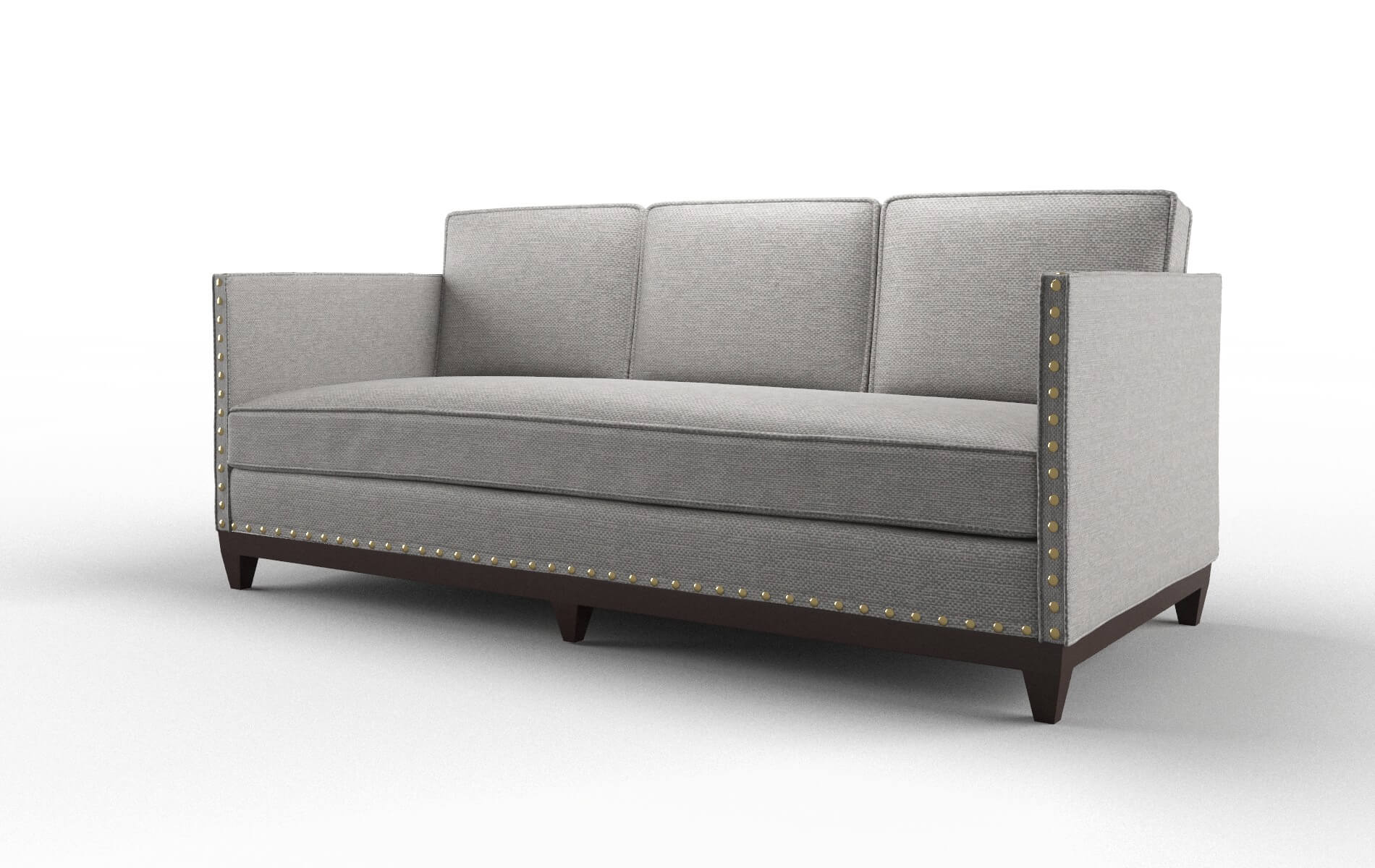 Florence Phoenix Smoke Sofa espresso legs 4