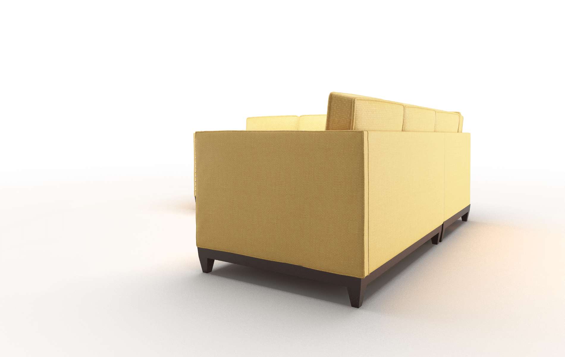 Florence Portland Dijon Sectional espresso legs 4