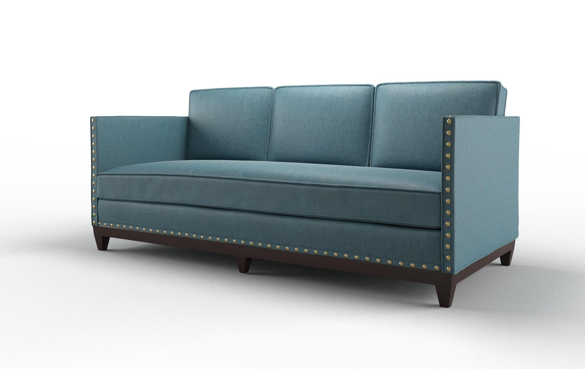 Florence Portland Prussian Sofa espresso legs 4