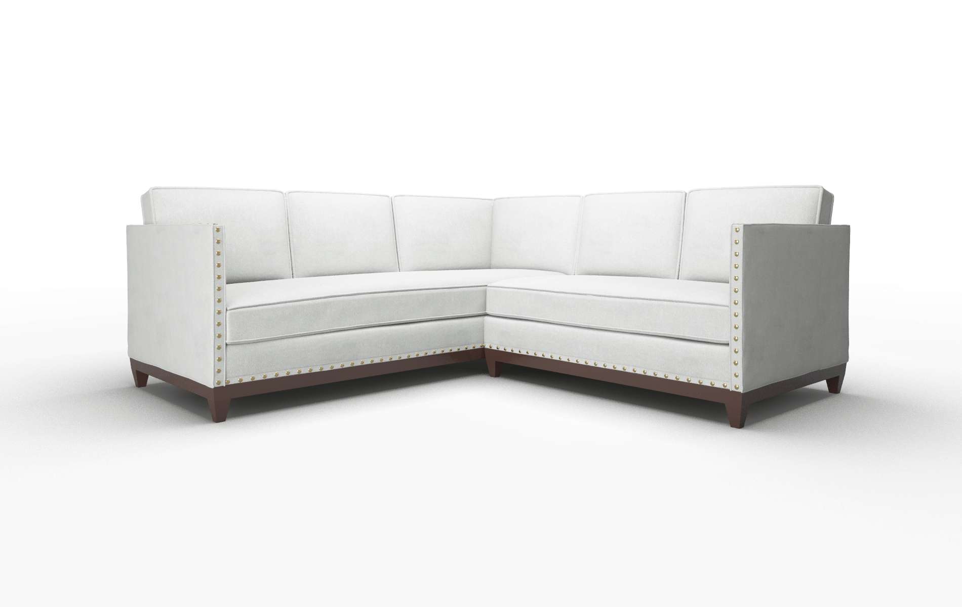 Florence Prisma Steam Sectional espresso legs 1