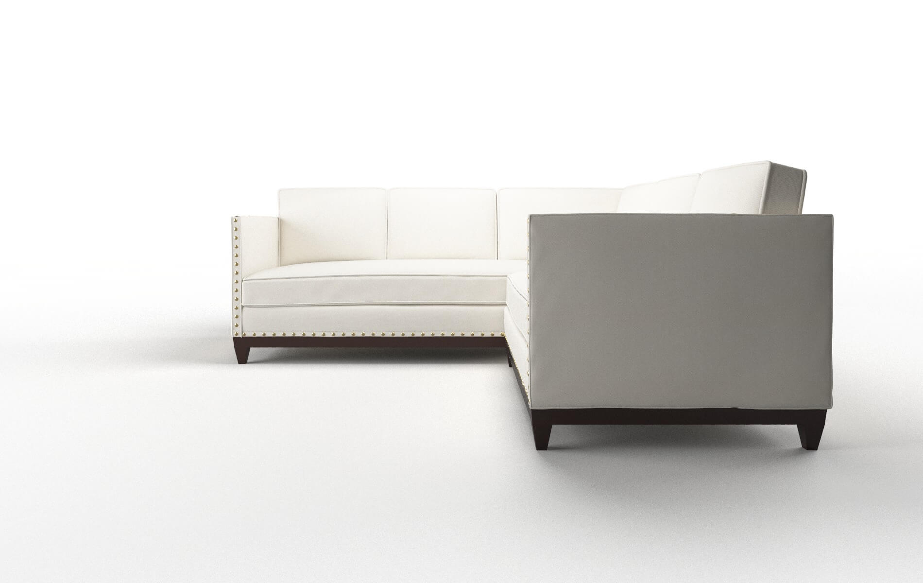 Florence R_prize Cream Sectional espresso legs 5