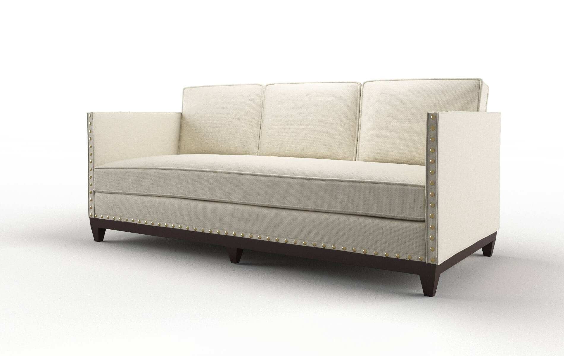 Florence Redondo Oyster Sofa espresso legs 4