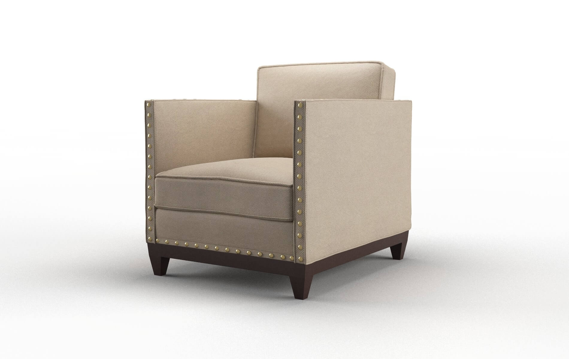 Florence Rocket Cappuccino Chair espresso legs 4