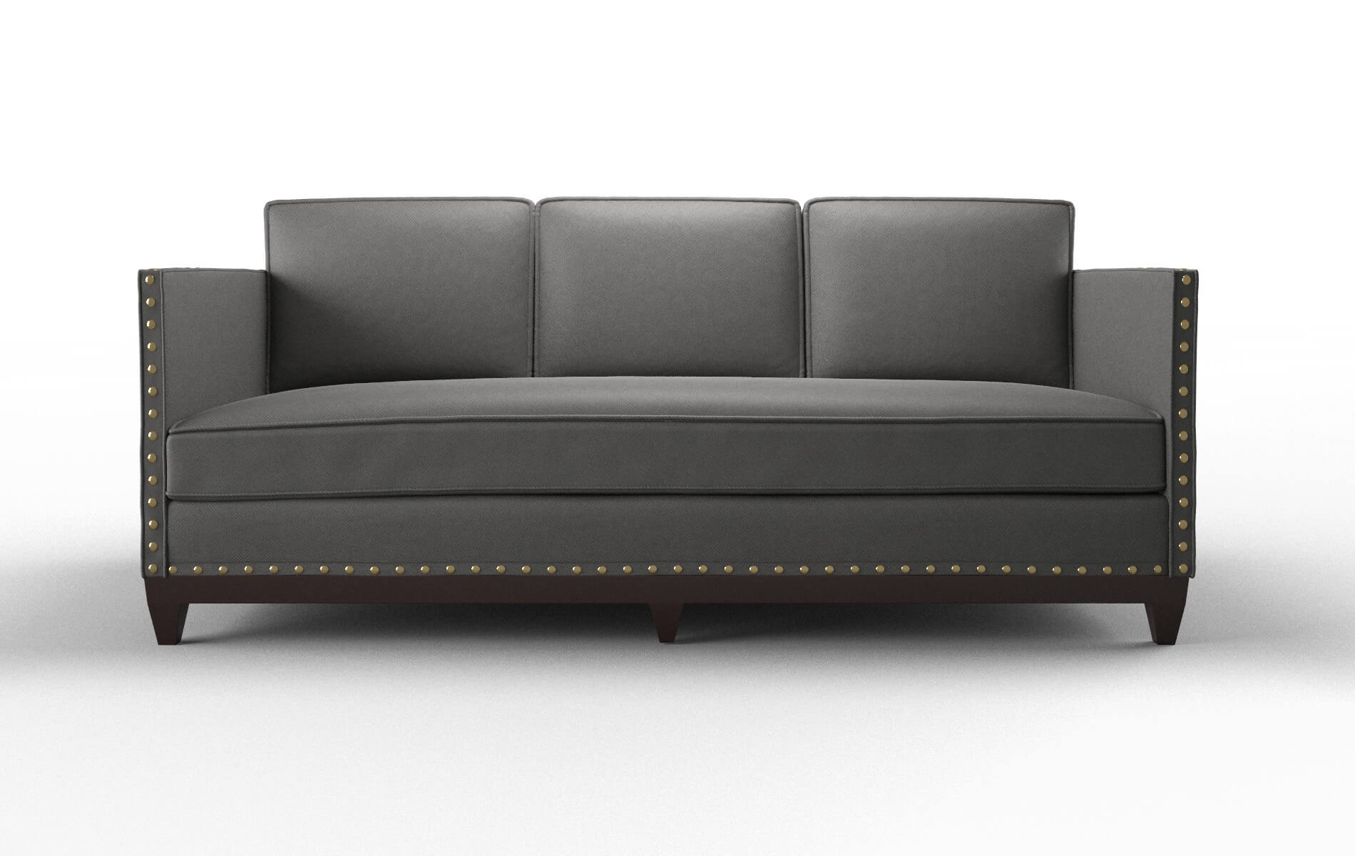 Florence Rocket charcoal Sofa Espresso Legs  1