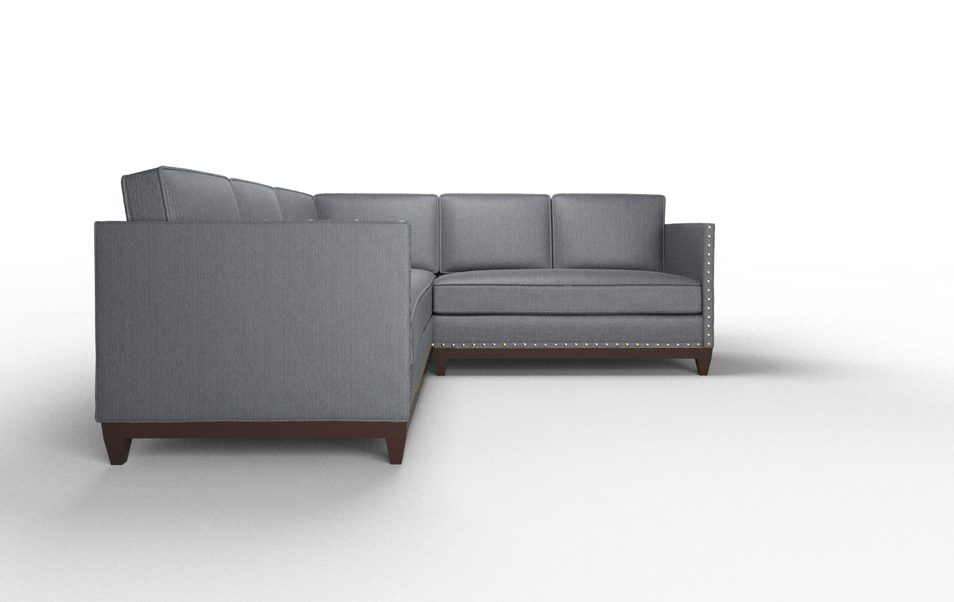 Florence Rocket Eclipse Sectional espresso legs 2