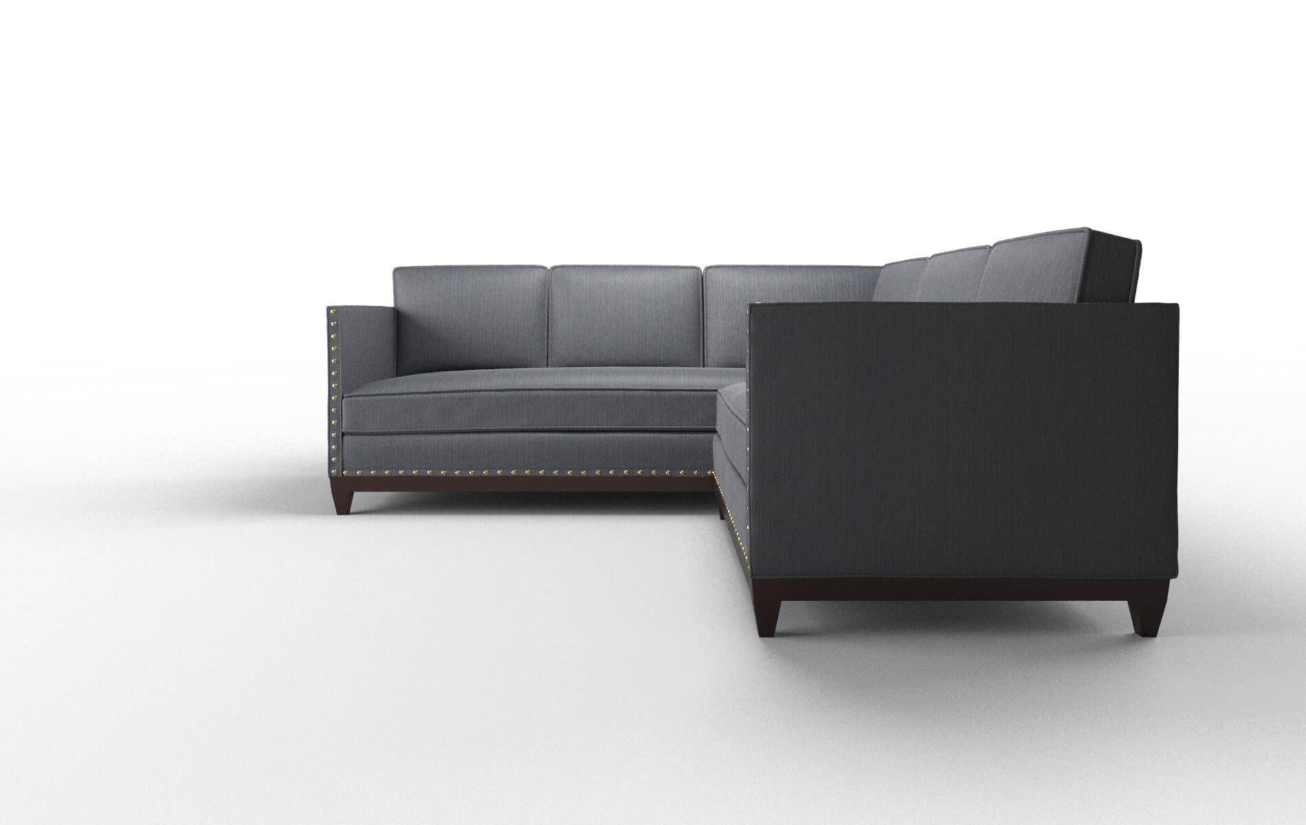 Florence Rocket Eclipse Sectional espresso legs 5
