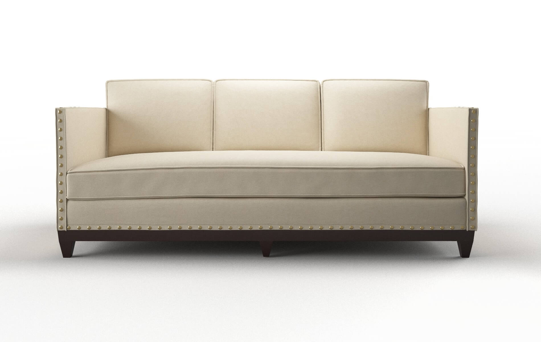 Florence Rocket Sand Sofa espresso legs 1