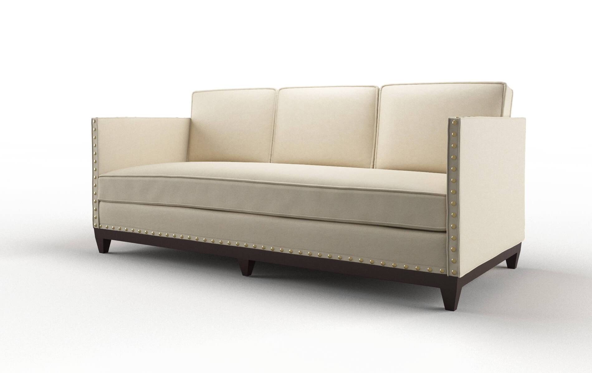 Florence Rocket Sand Sofa espresso legs 4