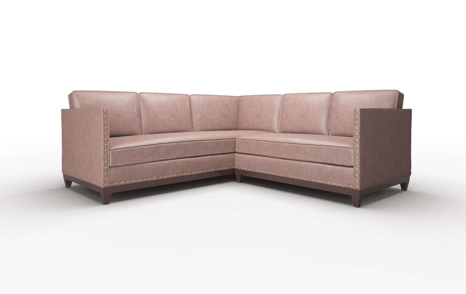 Florence Royale Mocha Sectional espresso legs 1