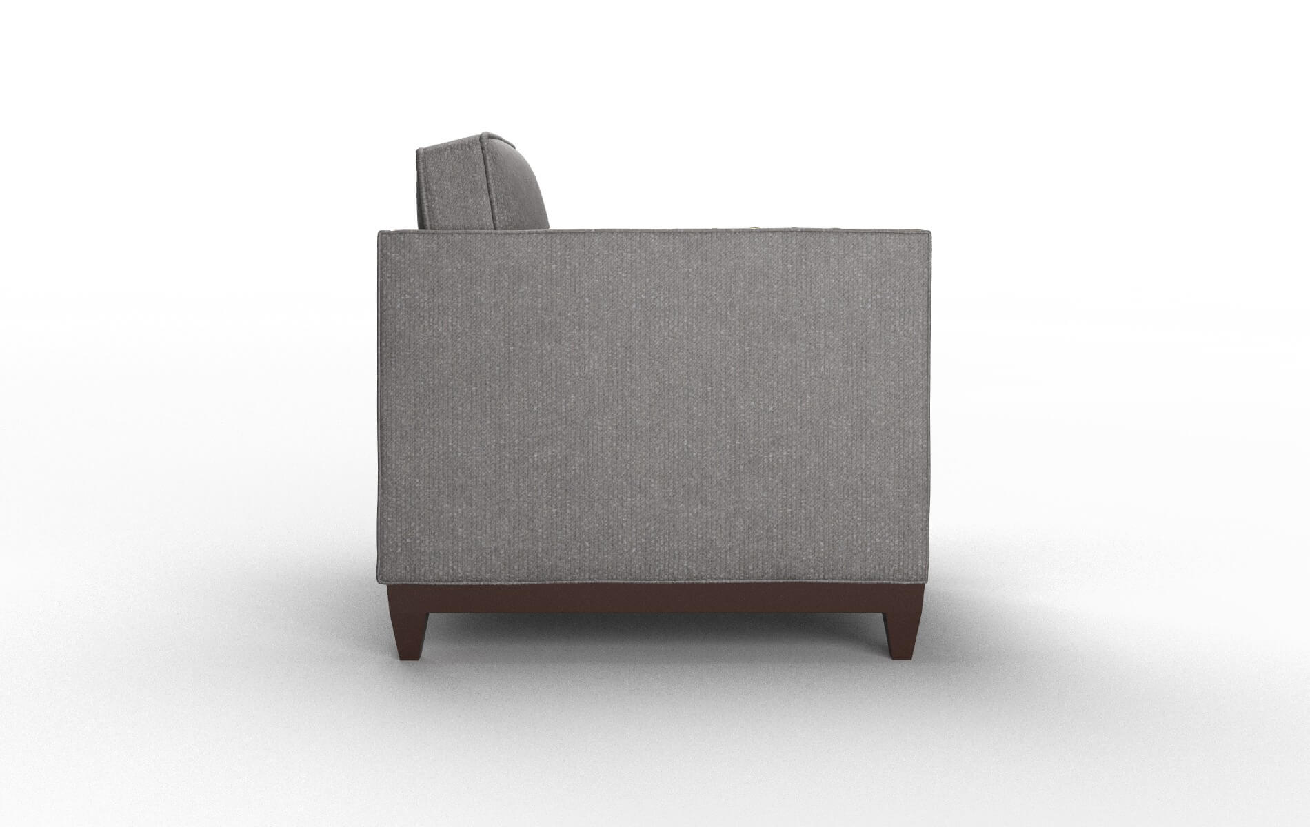 Florence Sasha Grey Chair espresso legs 3