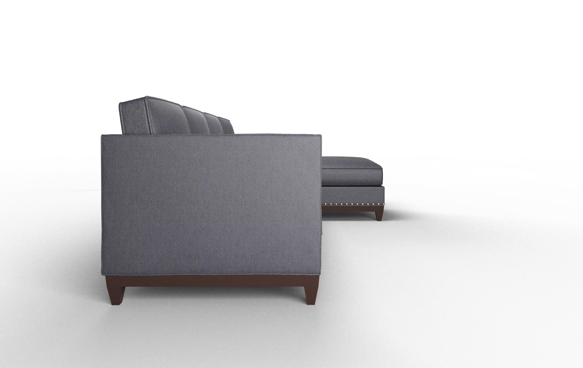 Florence Sasha Navy Panel espresso legs 3