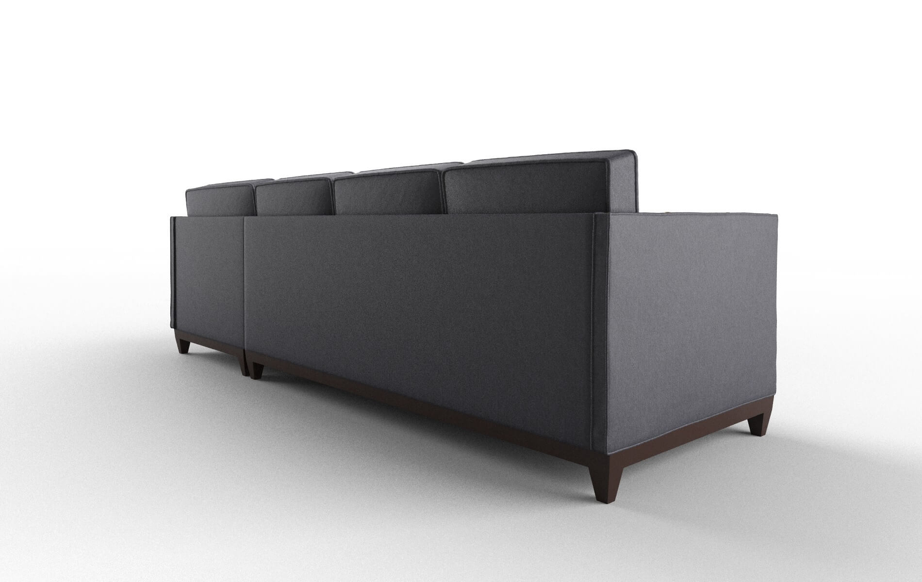 Florence Sasha Navy Panel espresso legs 5