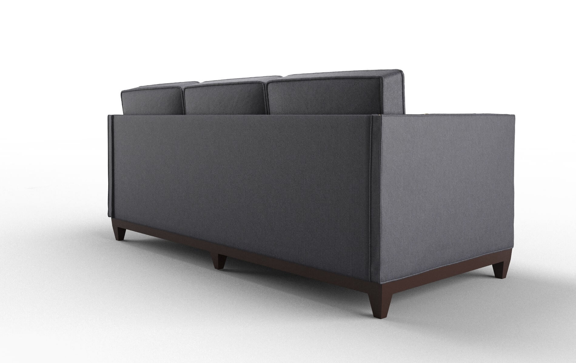 Florence Sasha Navy Sofa espresso legs 5
