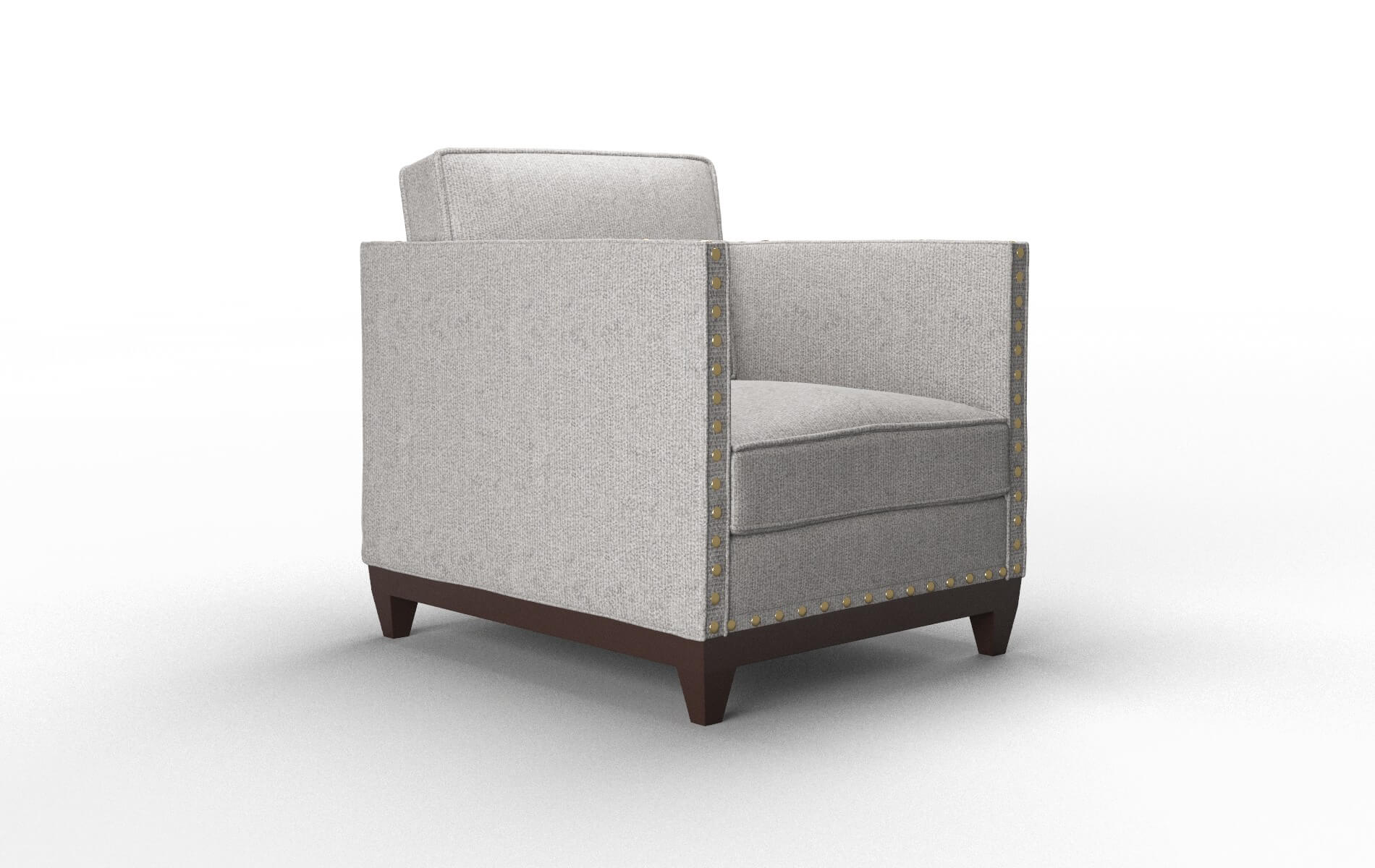 Florence Sasha Silver Chair espresso legs 2