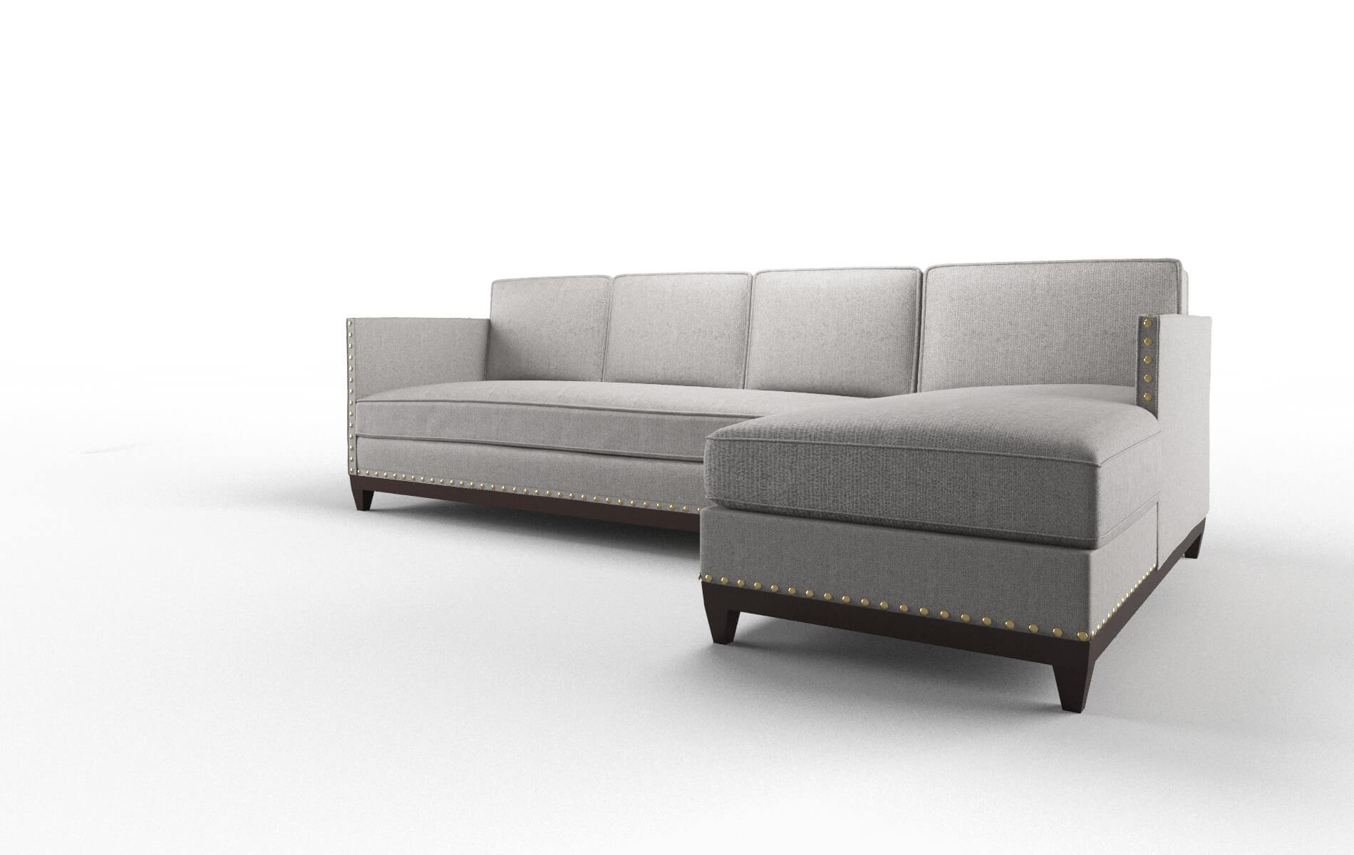 Florence Sasha Silver Panel espresso legs 4