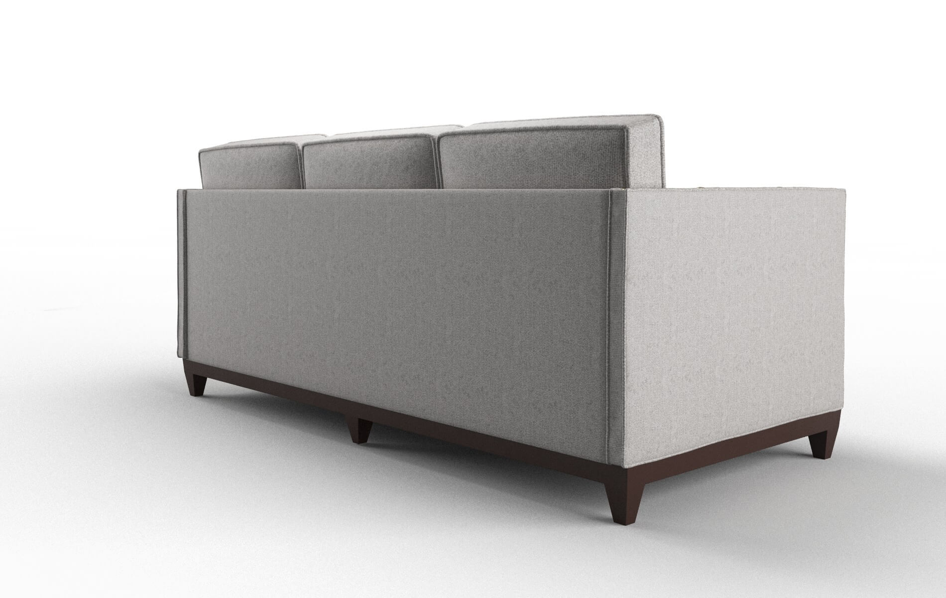 Florence Sasha Silver Sofa espresso legs 5