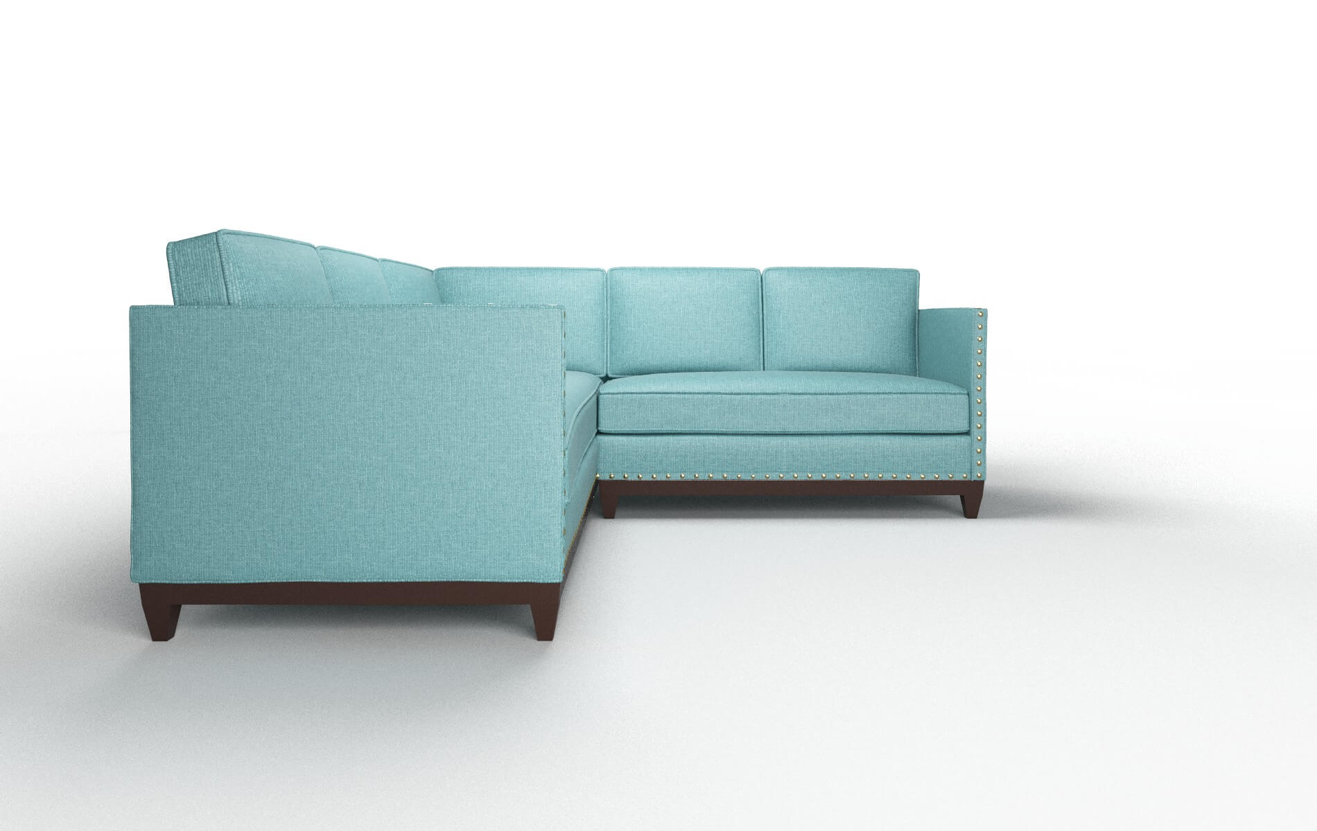 Florence Simplex Aquavita Sectional espresso legs 2