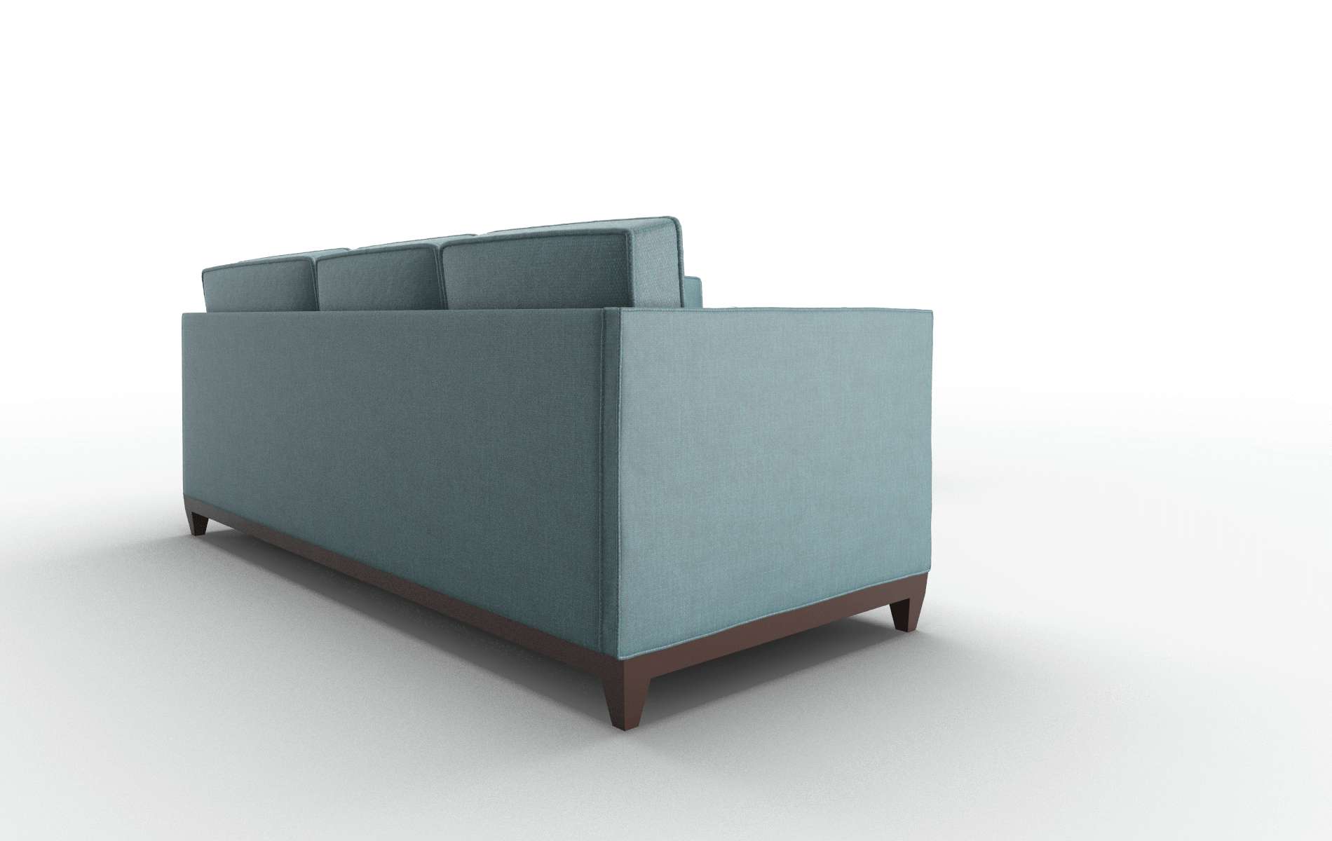 Florence Simplex Blue_moon Sectional espresso legs 3