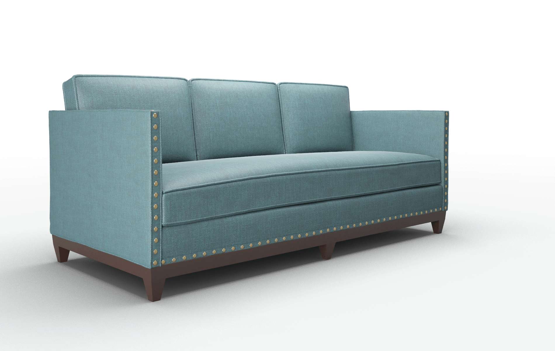 Florence Simplex Blue_moon Sofa espresso legs 2