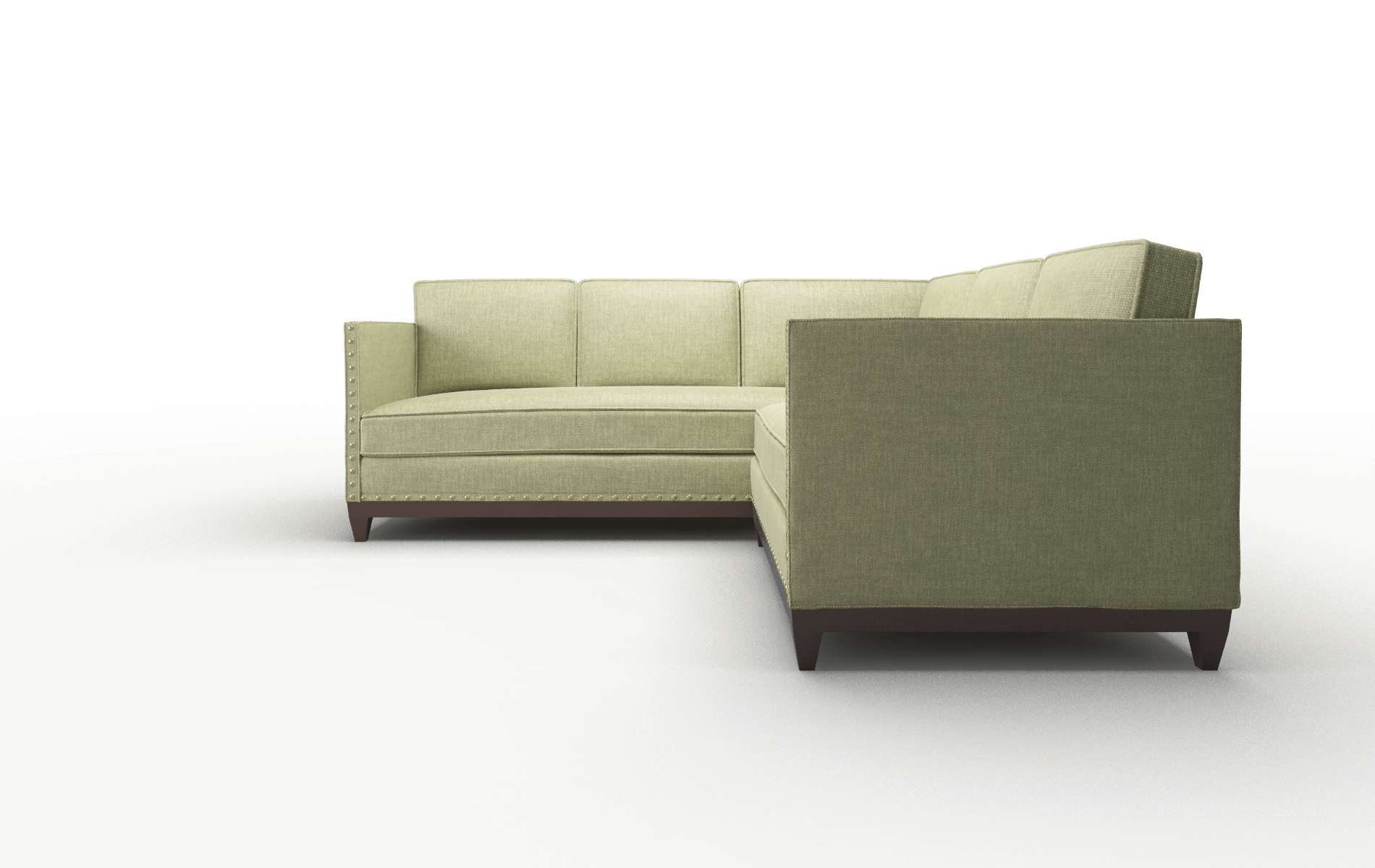 Florence Simplex Sour_apple Sectional espresso legs 5