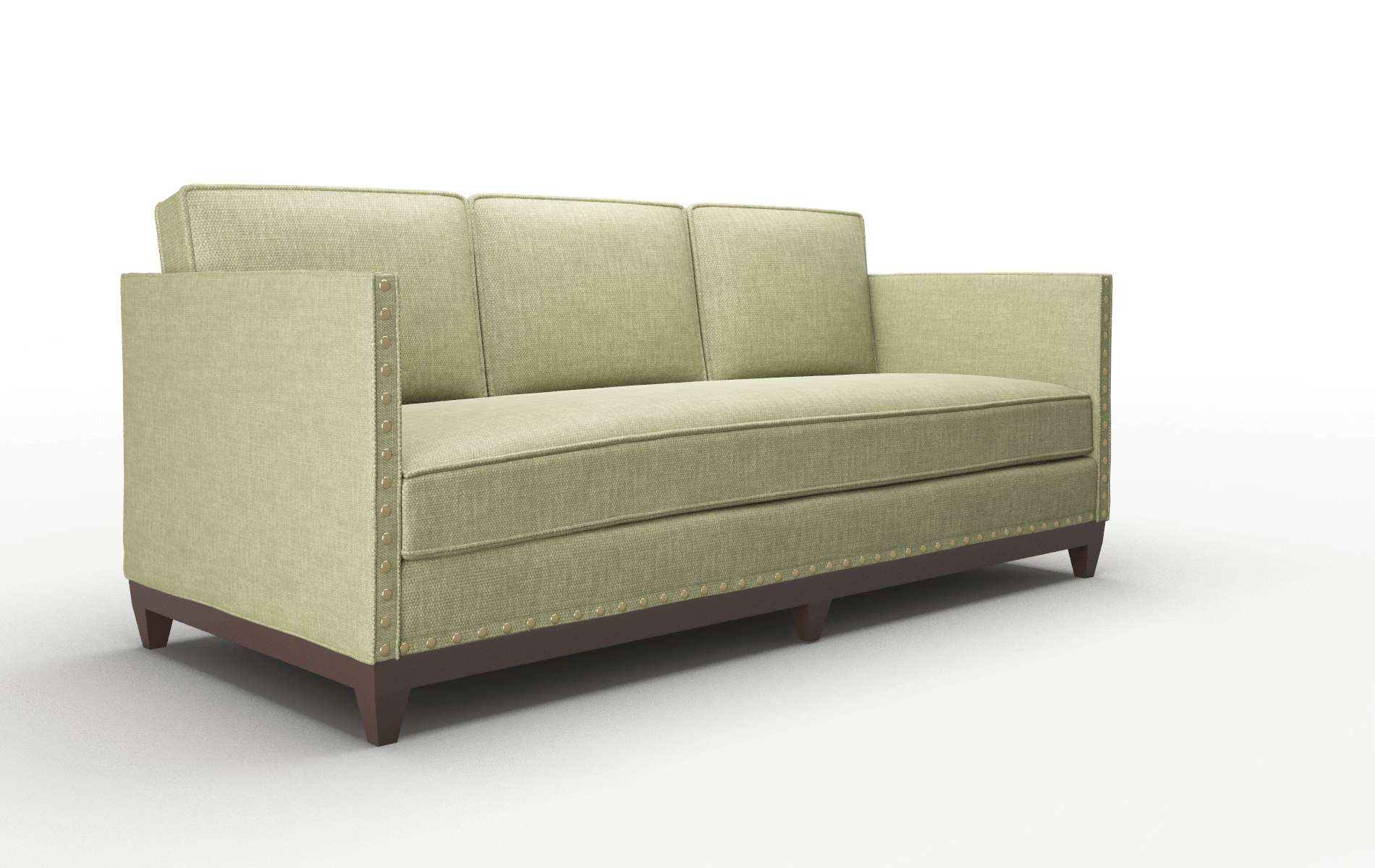 Florence Simplex Sour_apple Sofa espresso legs 2