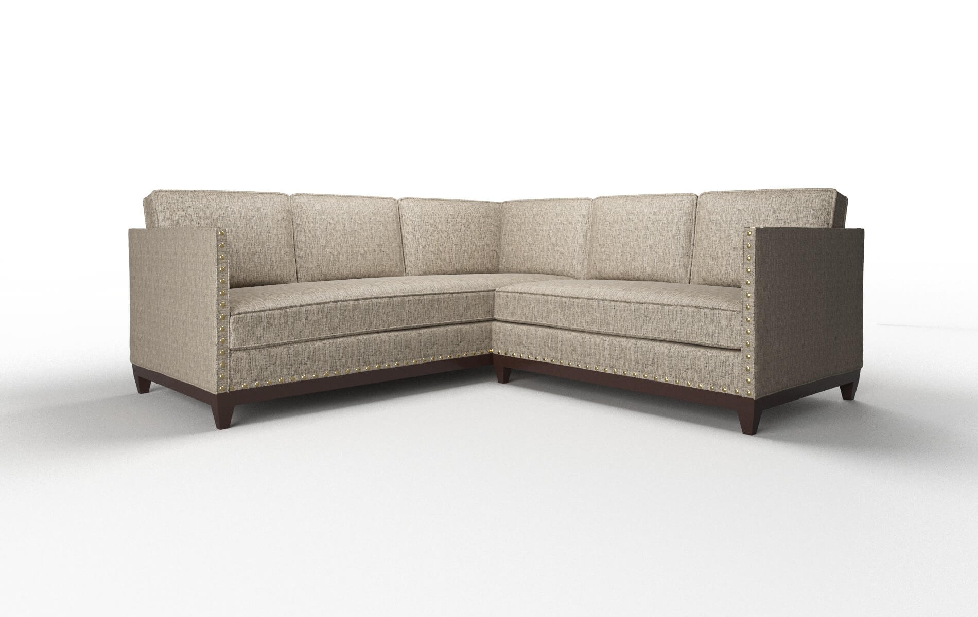 Florence Solifestyle 51 Sectional espresso legs 1