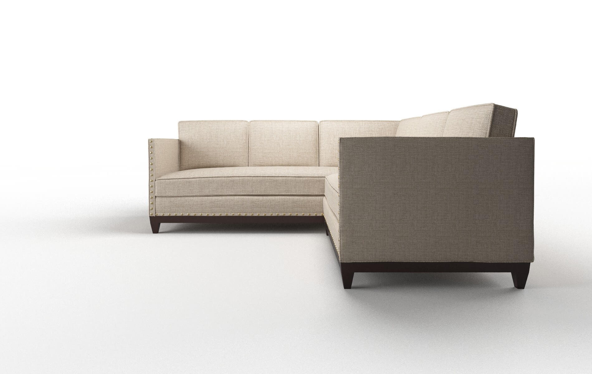 Florence Sosoftness 74 Sectional espresso legs 5