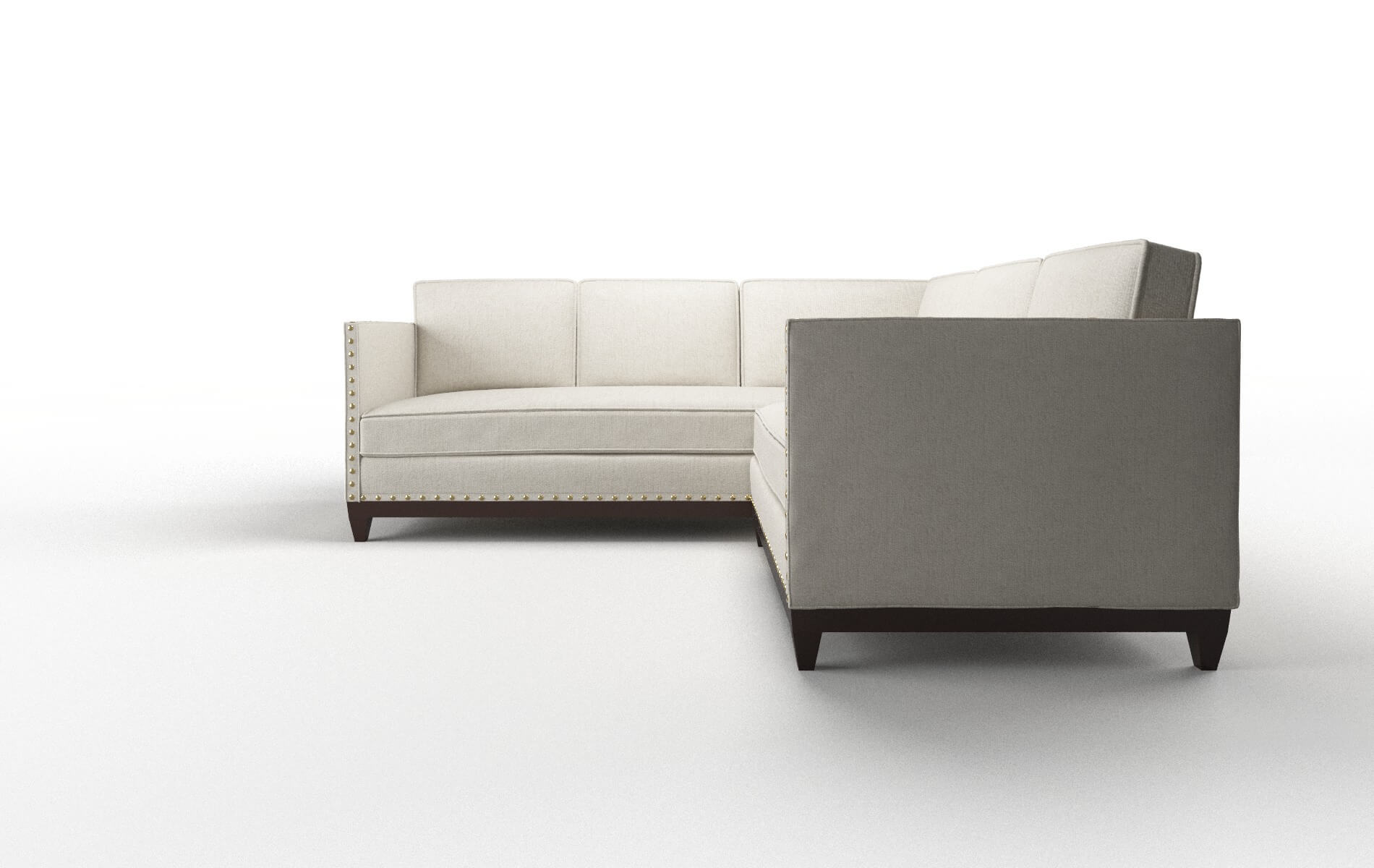 Florence Terrain Natural Sectional espresso legs 5