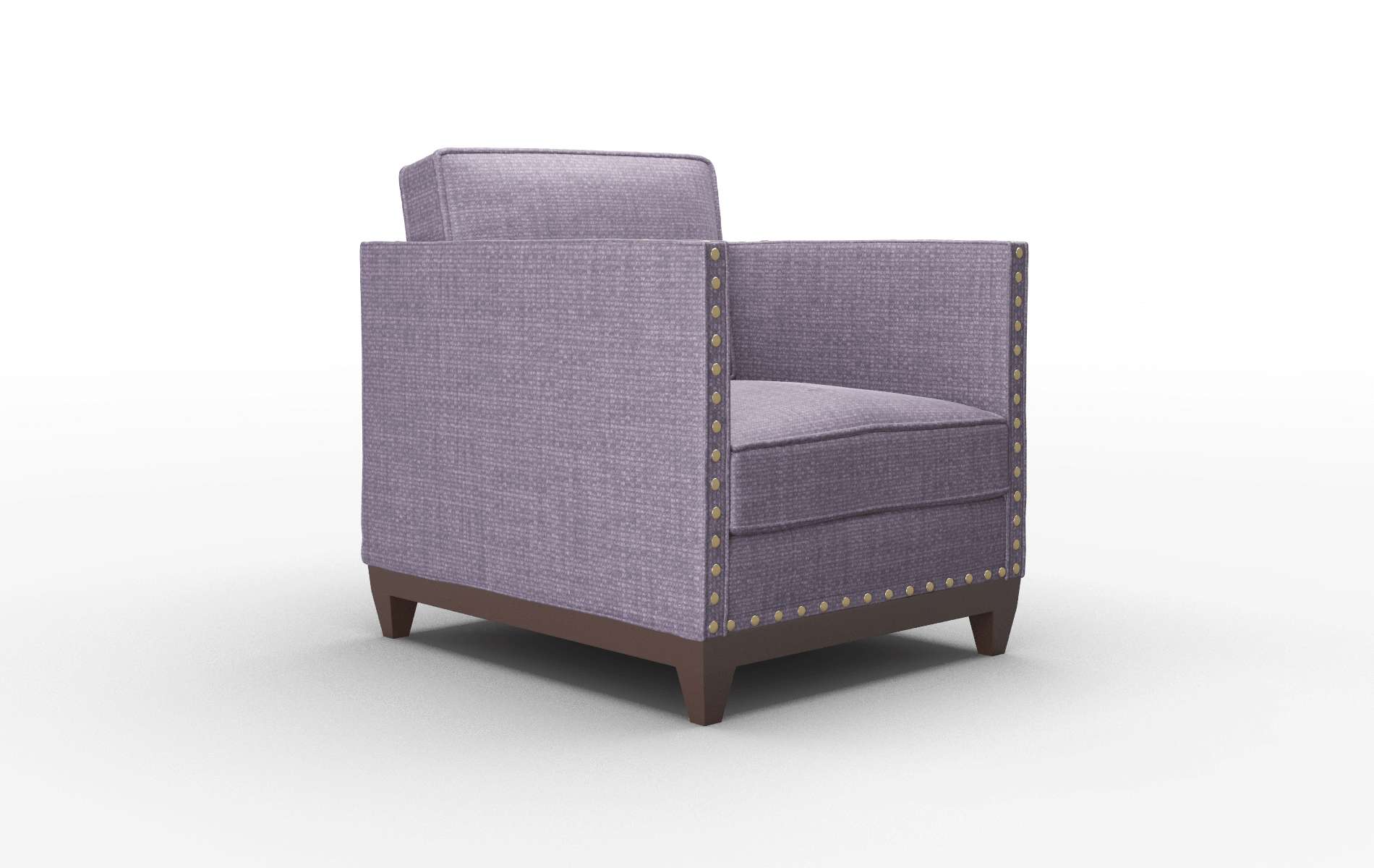 Florence Tess Blackberry Chair espresso legs 2