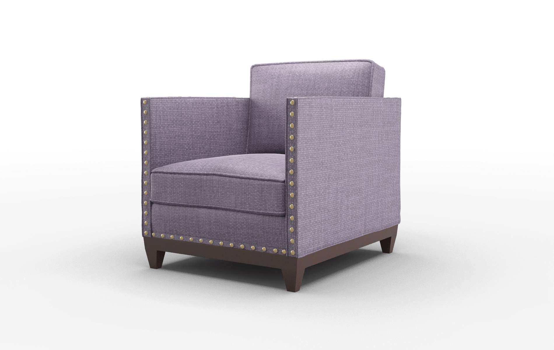 Florence Tess Blackberry Chair espresso legs 4
