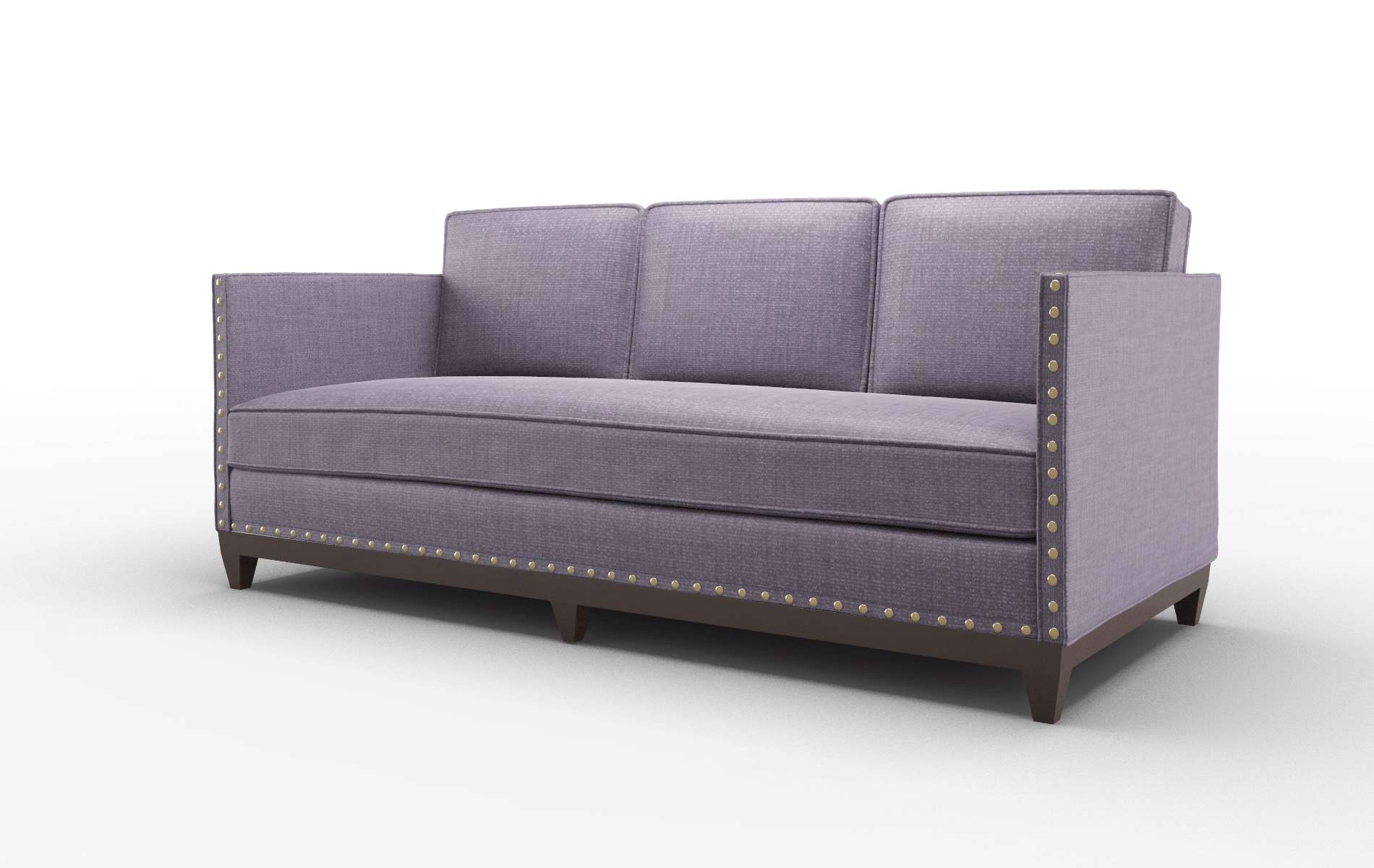 Florence Tess Blackberry Sofa espresso legs 4