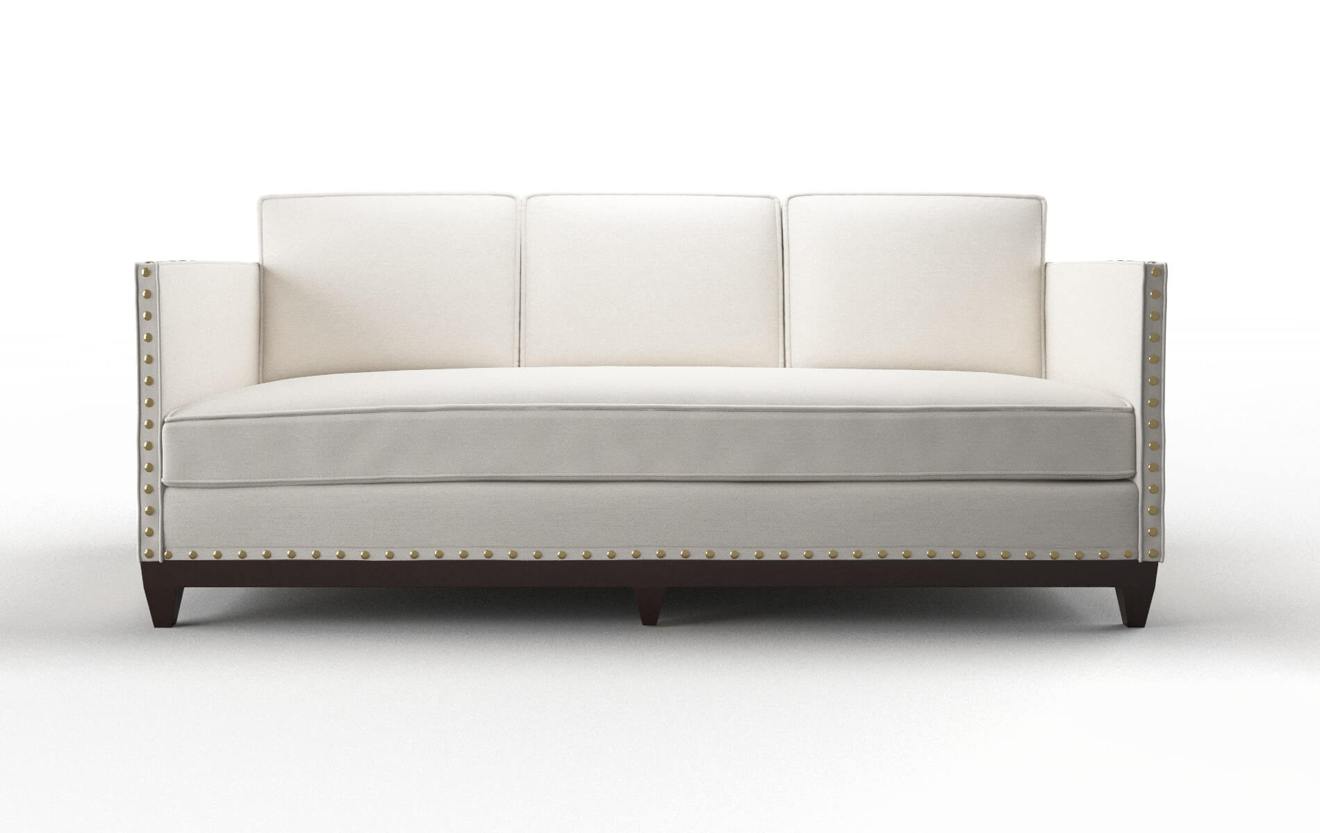 Florence Venice eggshell Sofa Espresso Legs  1