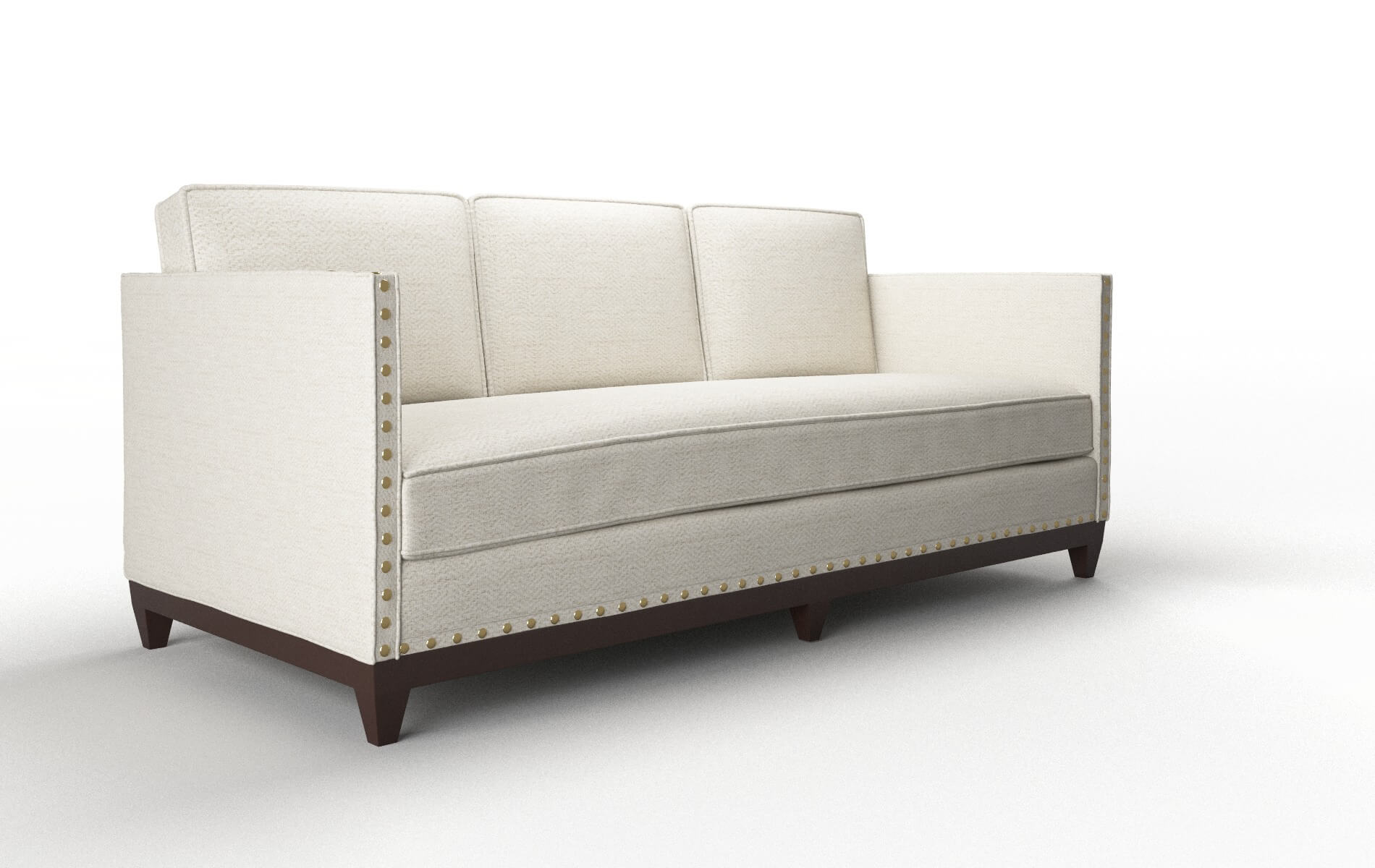 Florence Venus Cream Sofa espresso legs 2