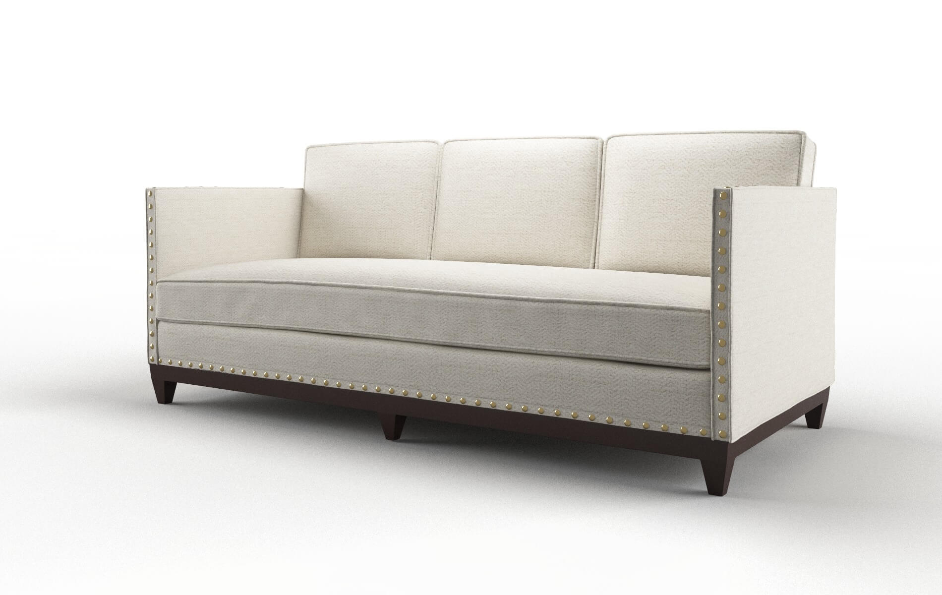 Florence Venus Cream Sofa espresso legs 4