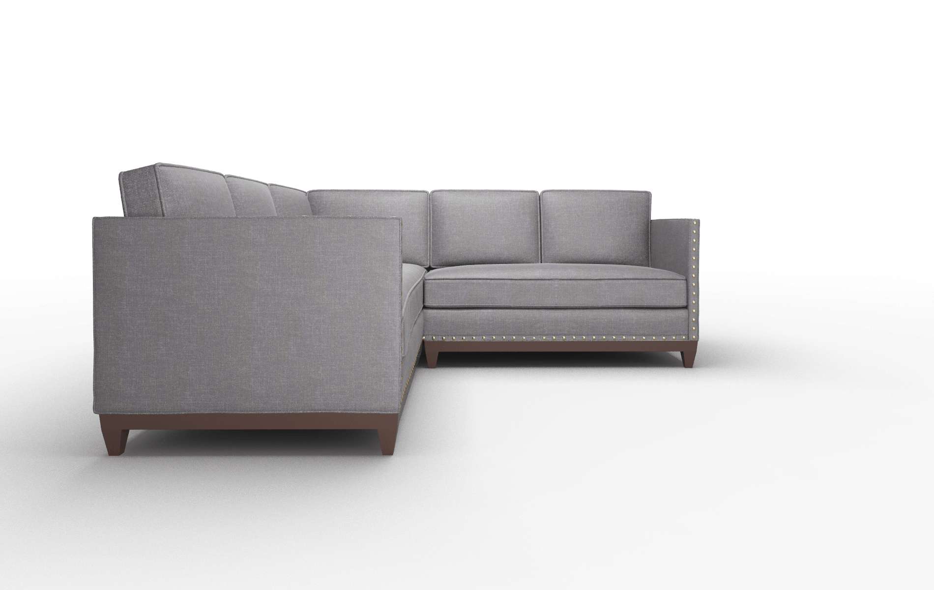 Florence Venus Onyx Sectional espresso legs 2